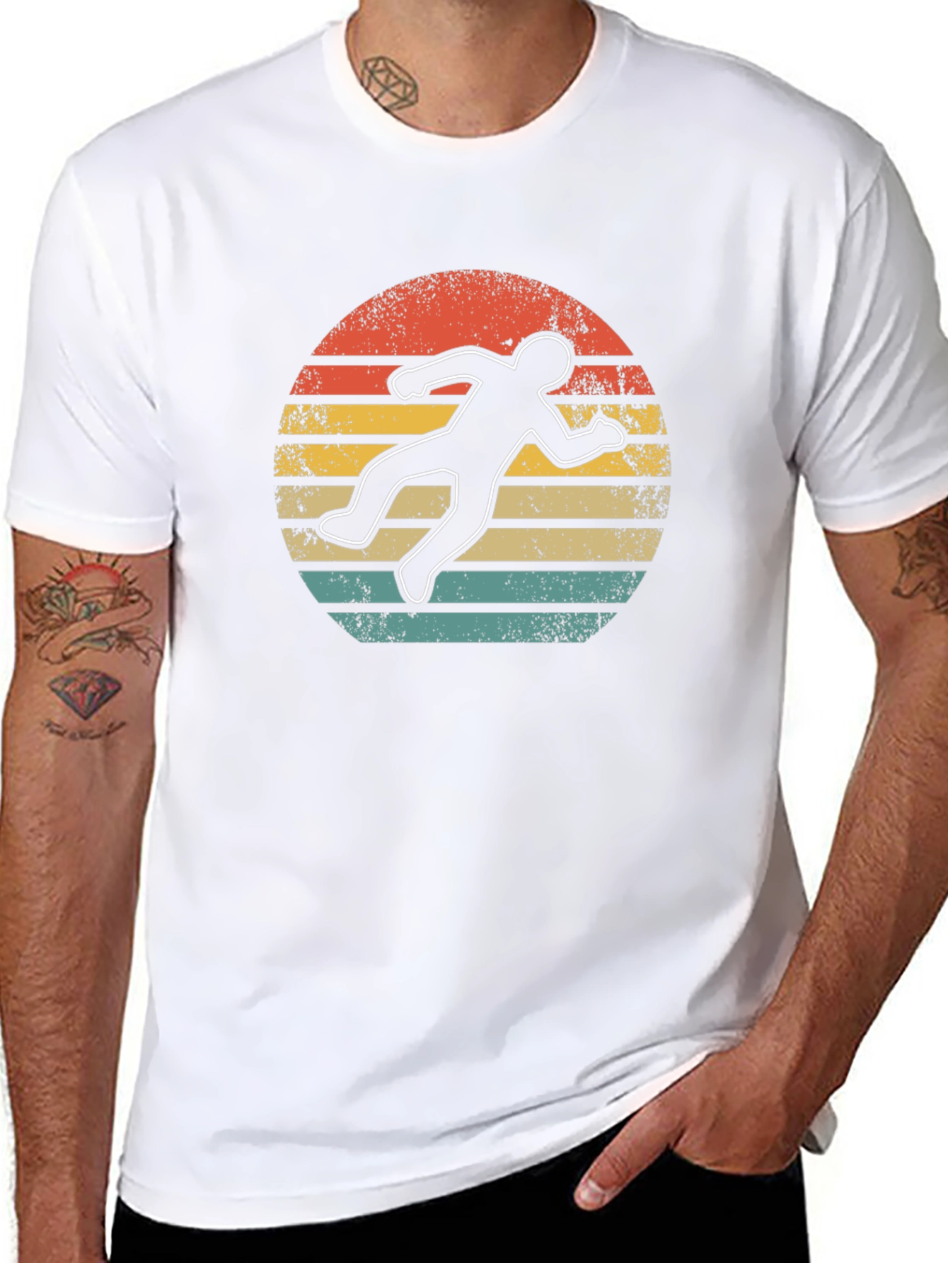 Retro Crime Scene Body Outline T-Shirt