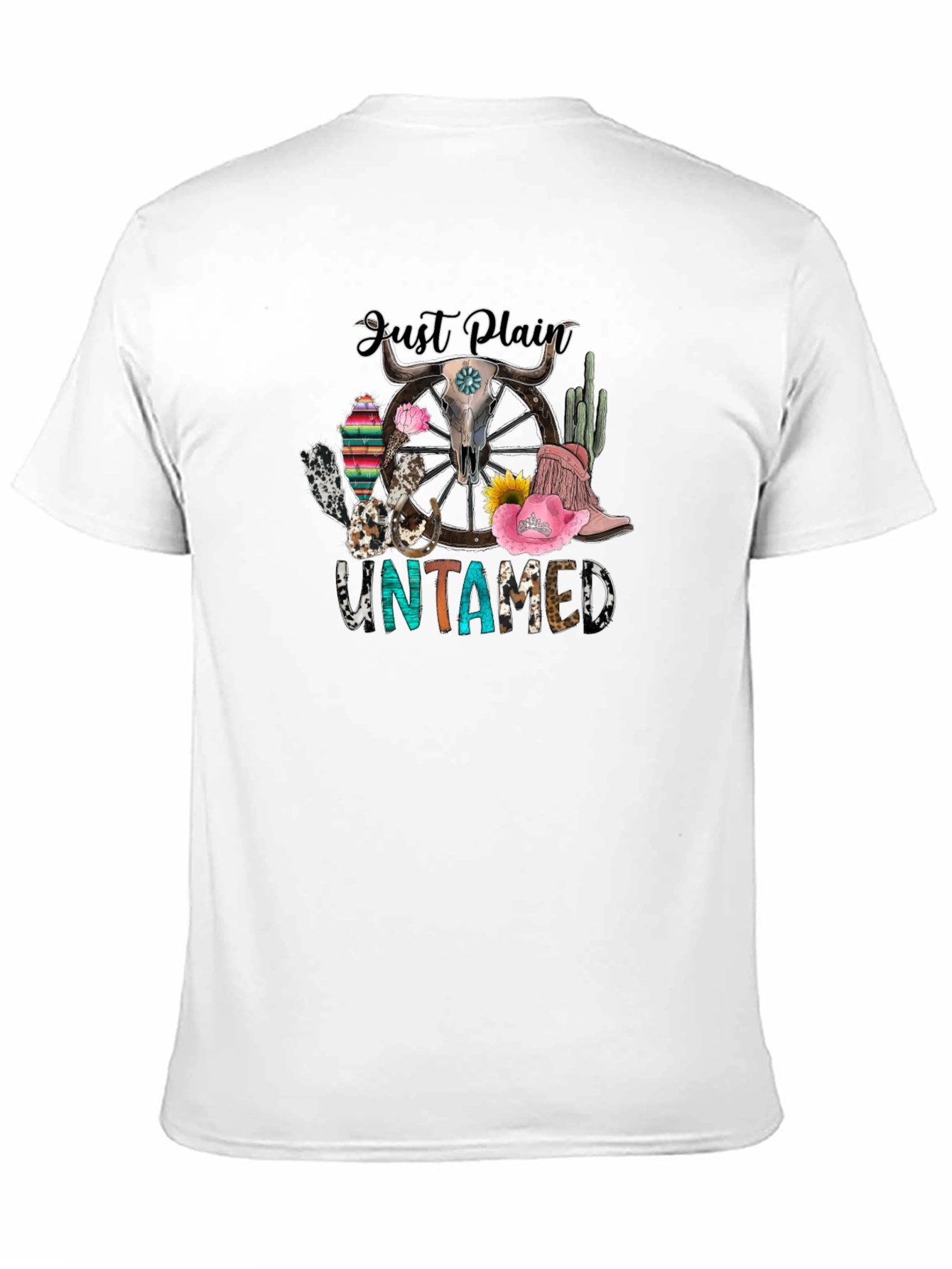 Just Plain Untamed Graphic T-Shirt - Black