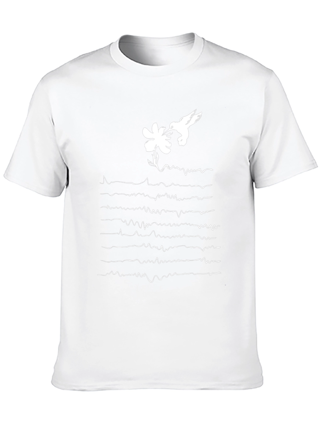 Hummingbird & Floral Pulse T-Shirt