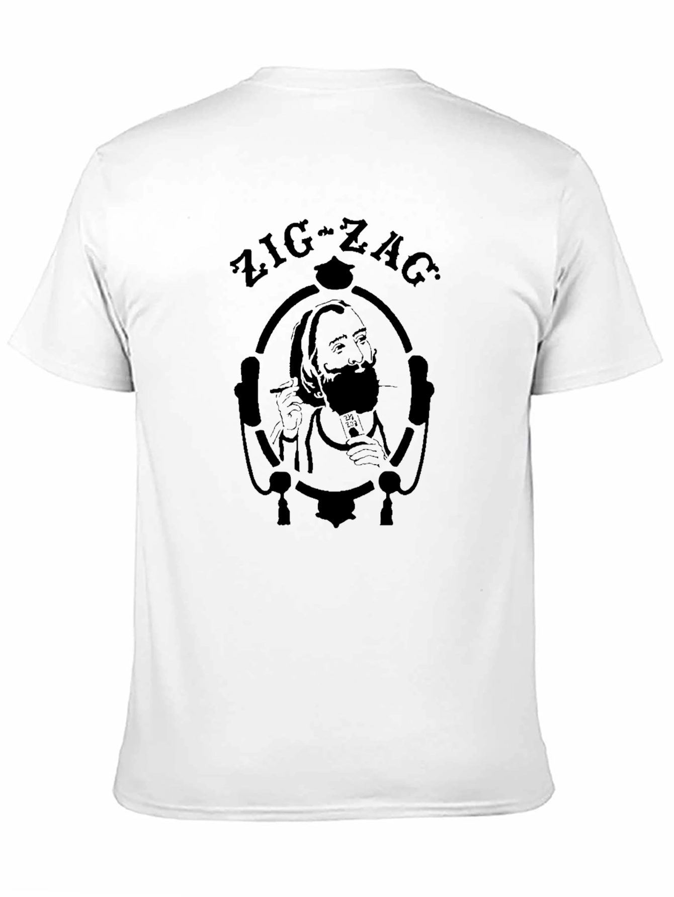 Zig-Zag Man Graphic T-Shirt - Classic Design