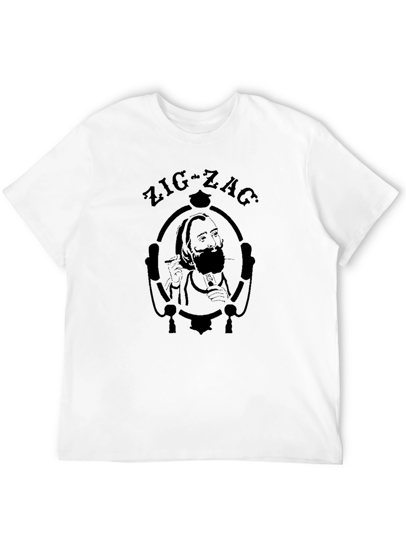 Zig-Zag Man Graphic T-Shirt - Classic Design