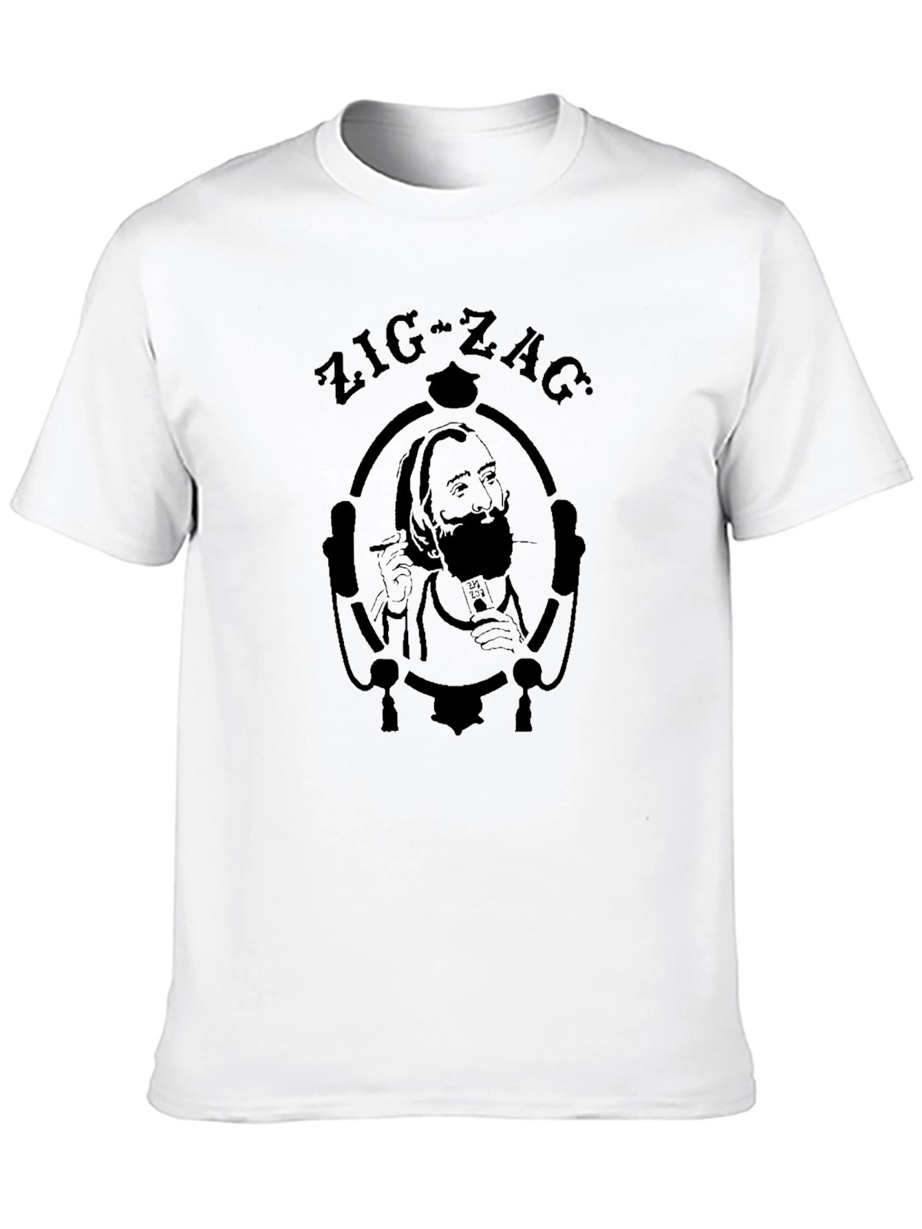 Zig-Zag Man Graphic T-Shirt - Classic Design
