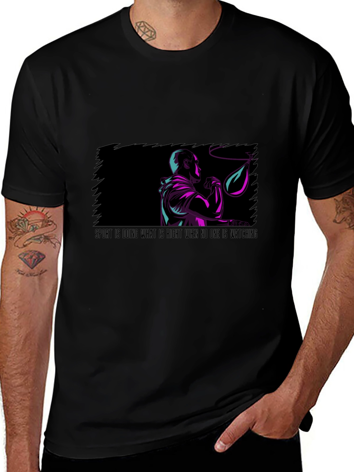 Motivational Boxer Graphic Tee