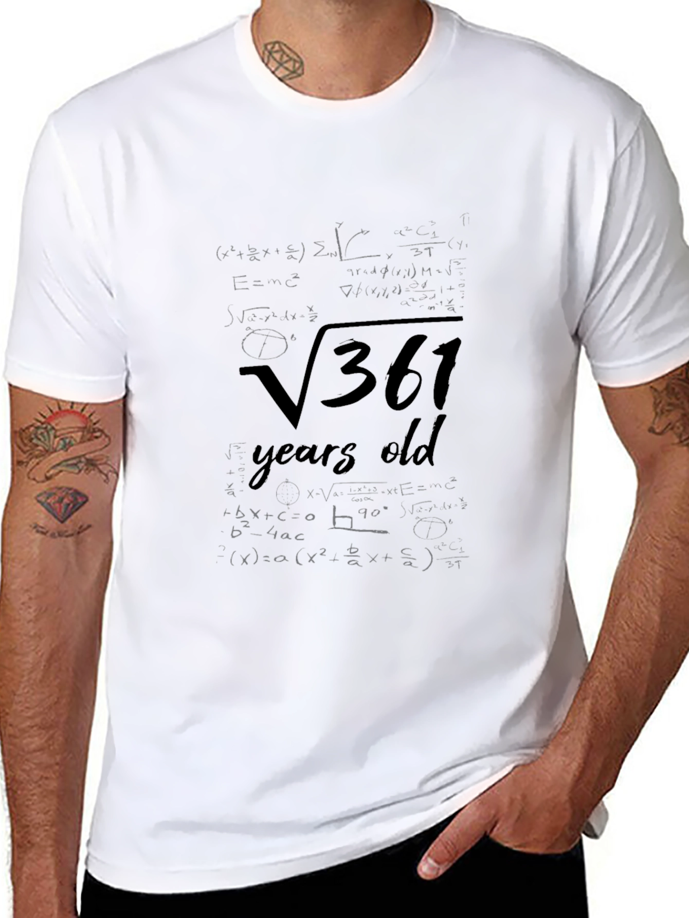 19th Birthday Math T-Shirt Square Root 361