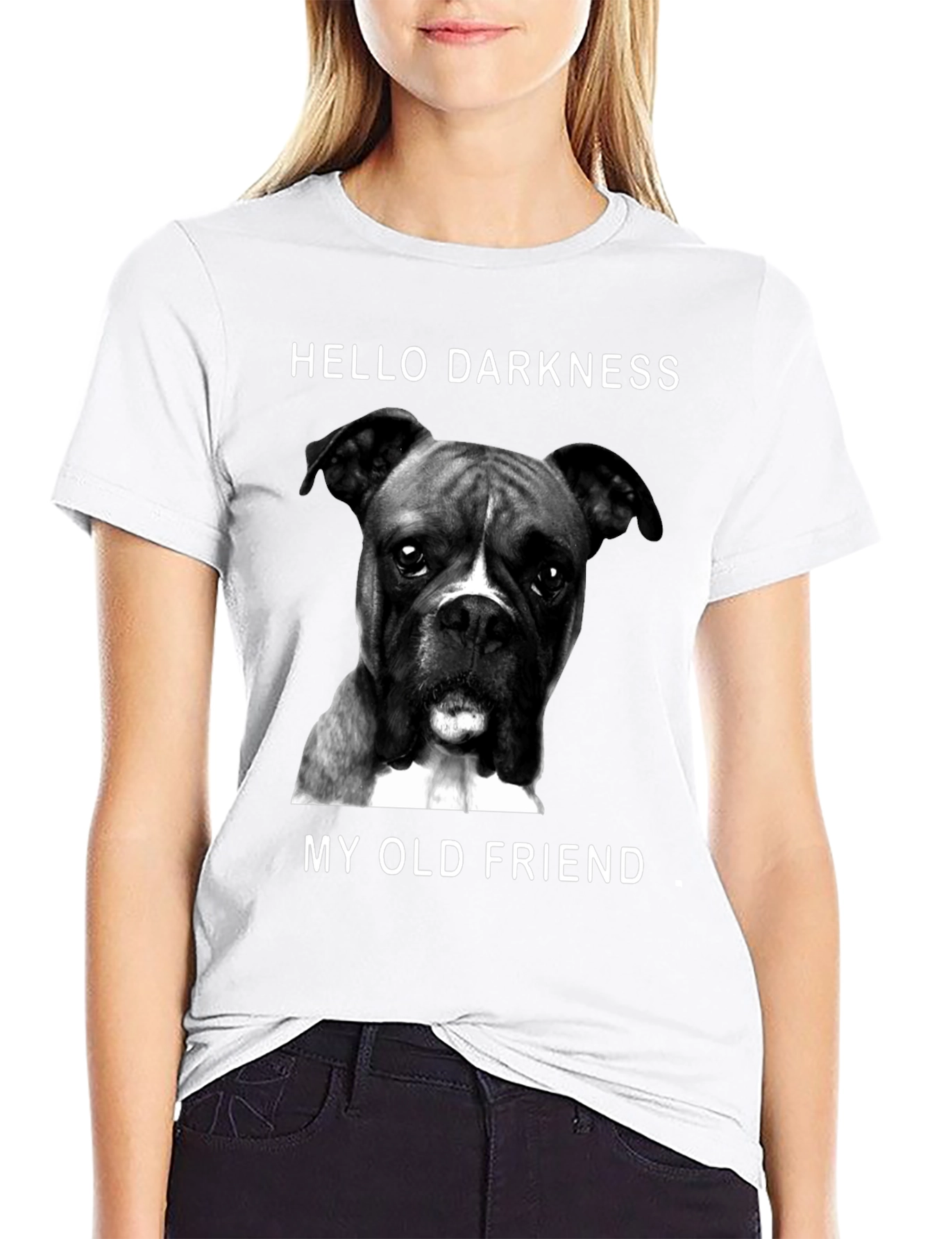 Hello Darkness Dog T-Shirt