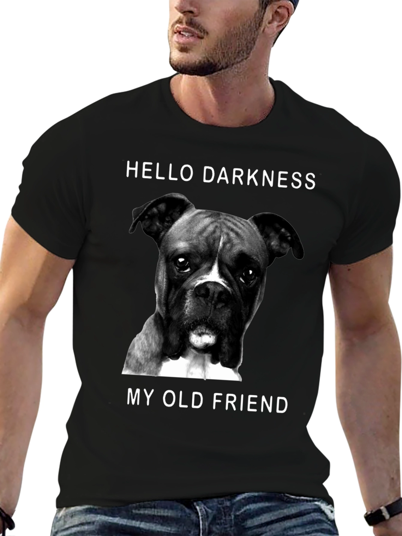 Hello Darkness Dog T-Shirt
