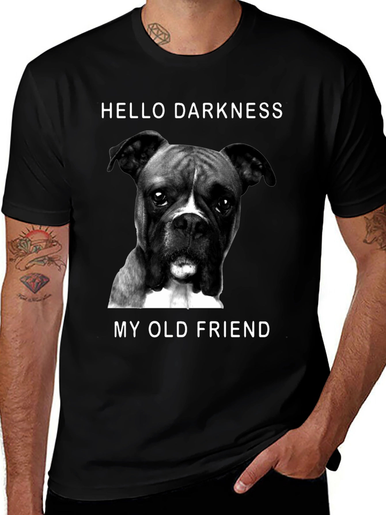 Hello Darkness Dog T-Shirt