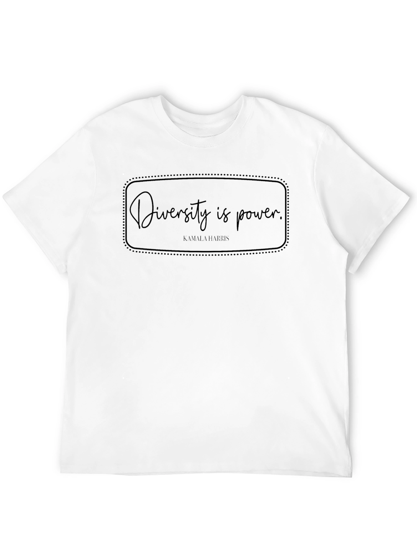 Diversity is Power Kamala Harris Black T-Shirt
