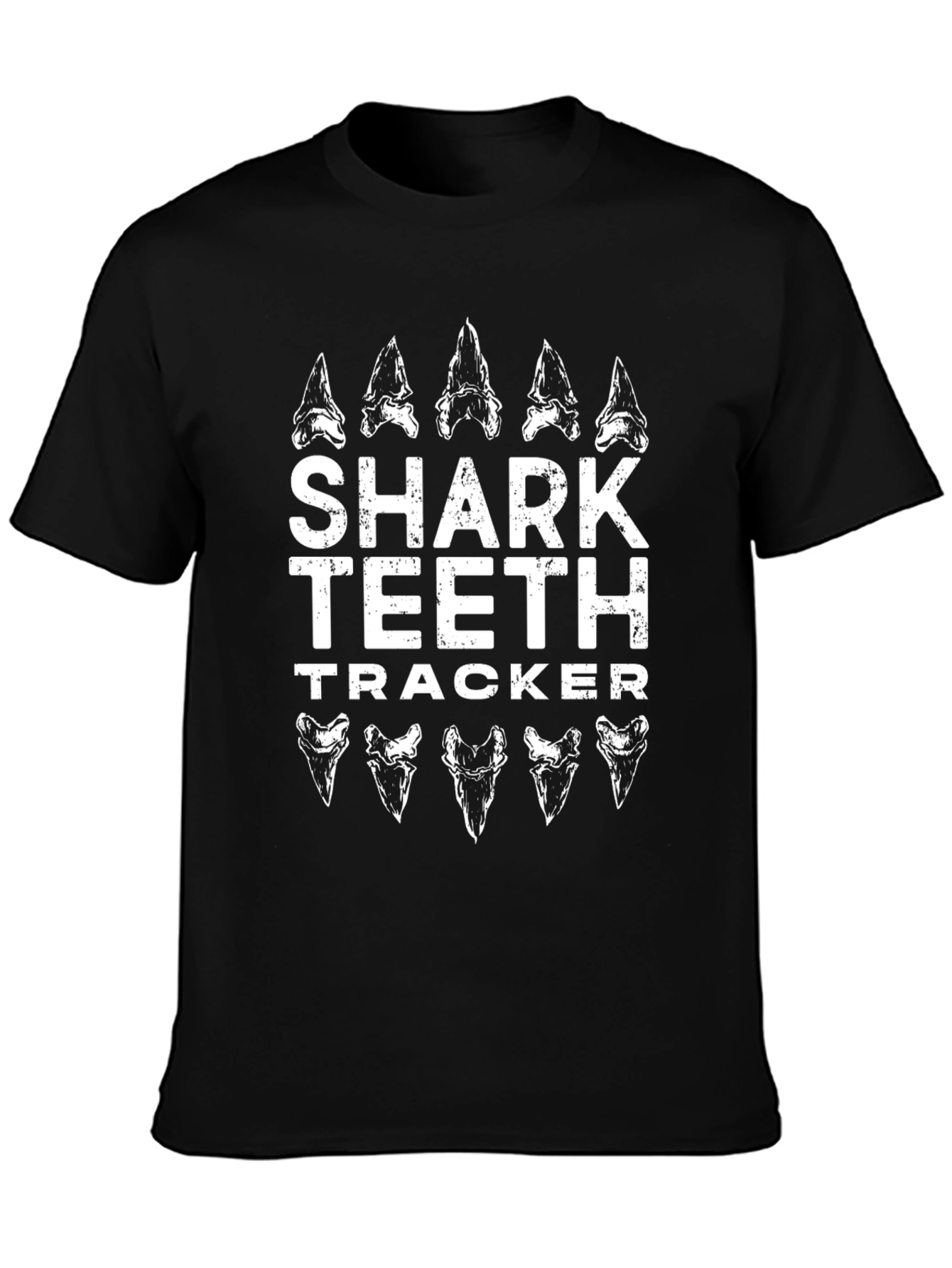 Shark Teeth Tracker Graphic T-Shirt