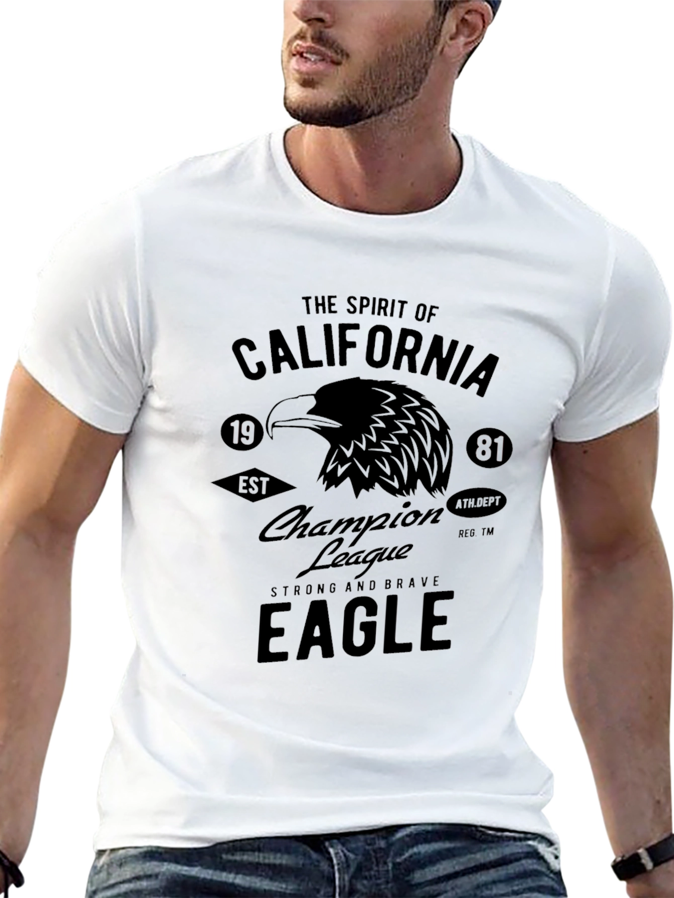 California Eagle Graphic T-Shirt