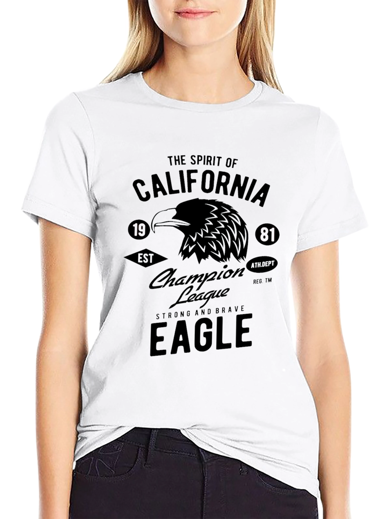 California Eagle Graphic T-Shirt