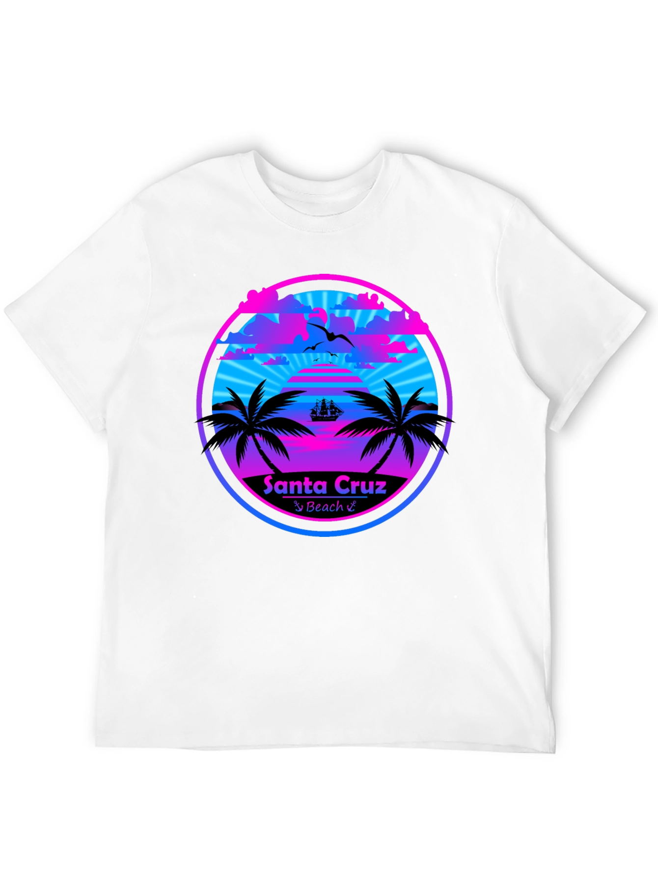 Santa Cruz Beach Graphic T-Shirt