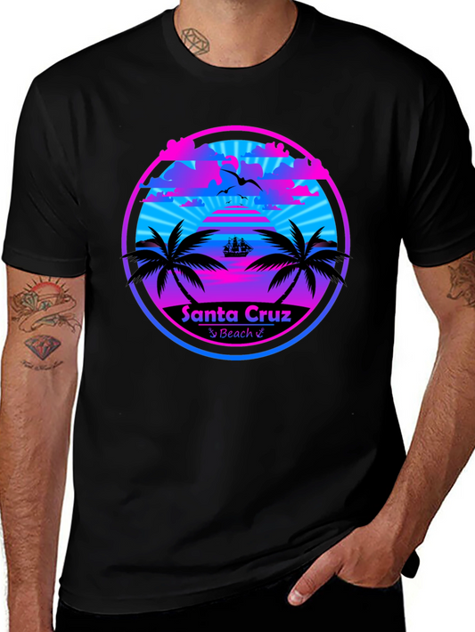 Santa Cruz Beach Graphic T-Shirt
