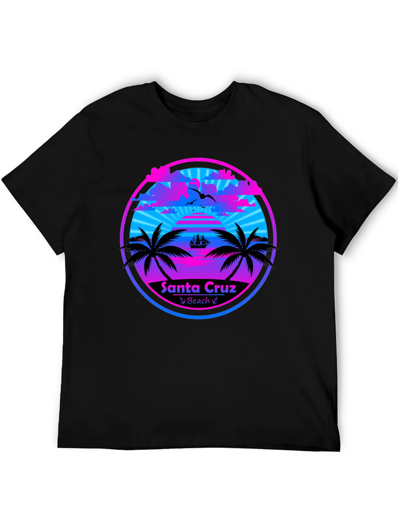 Santa Cruz Beach Graphic T-Shirt