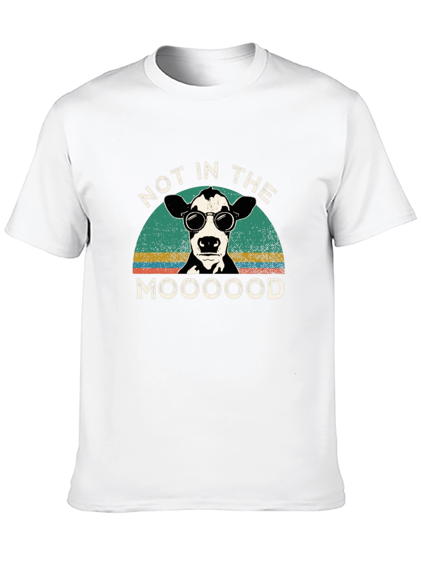 Not in the Mooood T-Shirt Cow Graphic Tee
