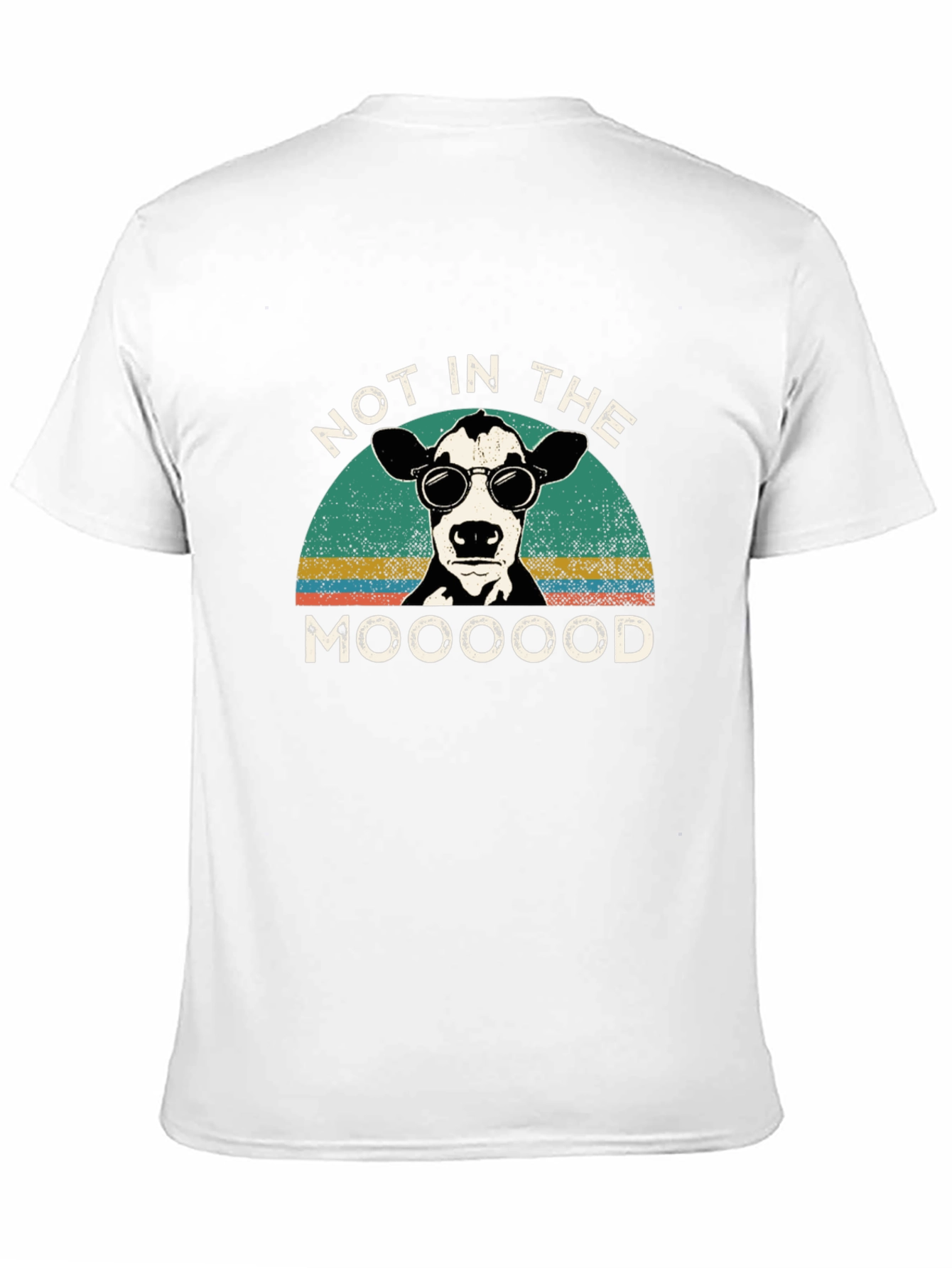 Not in the Mooood T-Shirt Cow Graphic Tee
