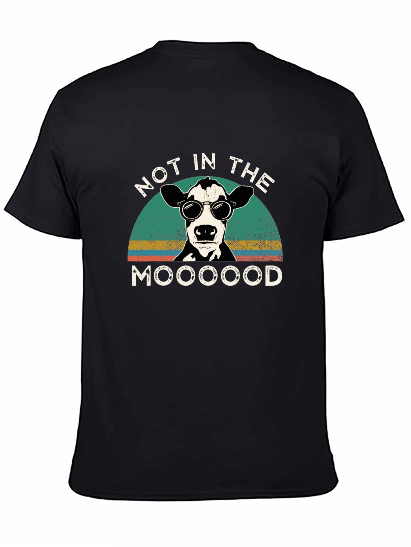 Not in the Mooood T-Shirt Cow Graphic Tee