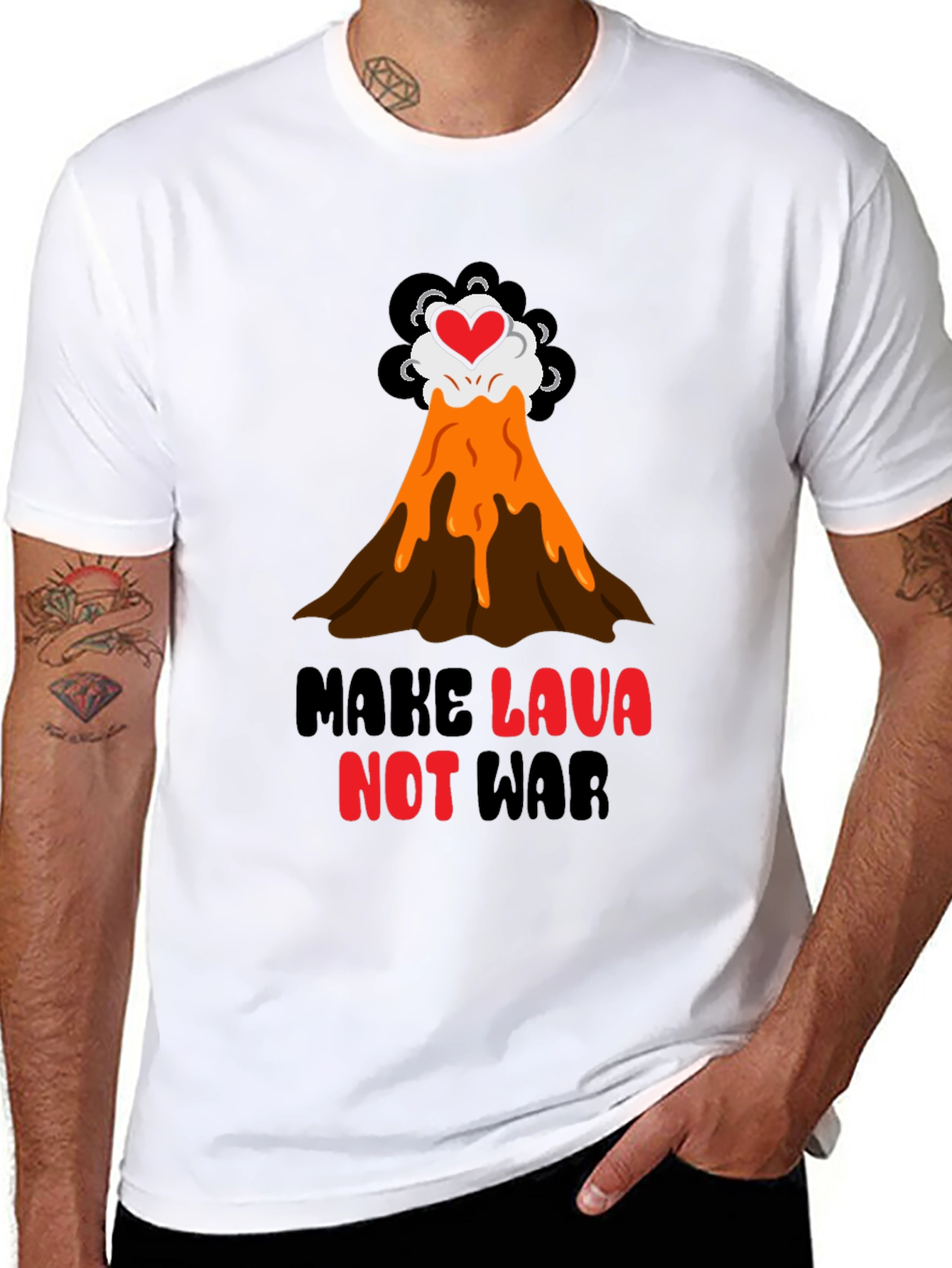 Make Lava Not War T-Shirt