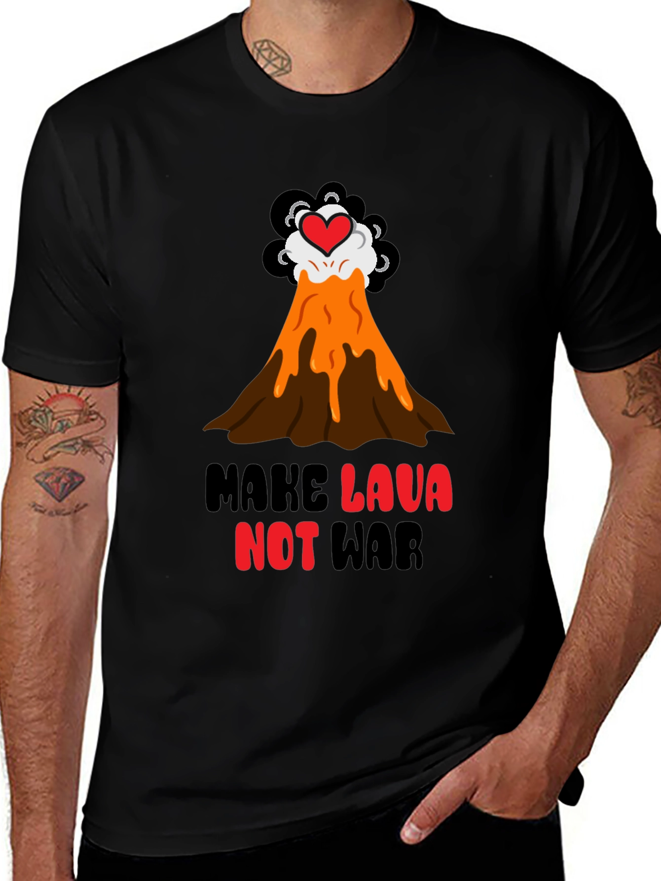 Make Lava Not War T-Shirt