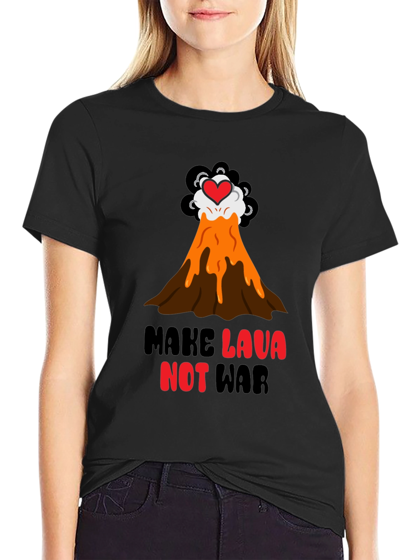 Make Lava Not War T-Shirt