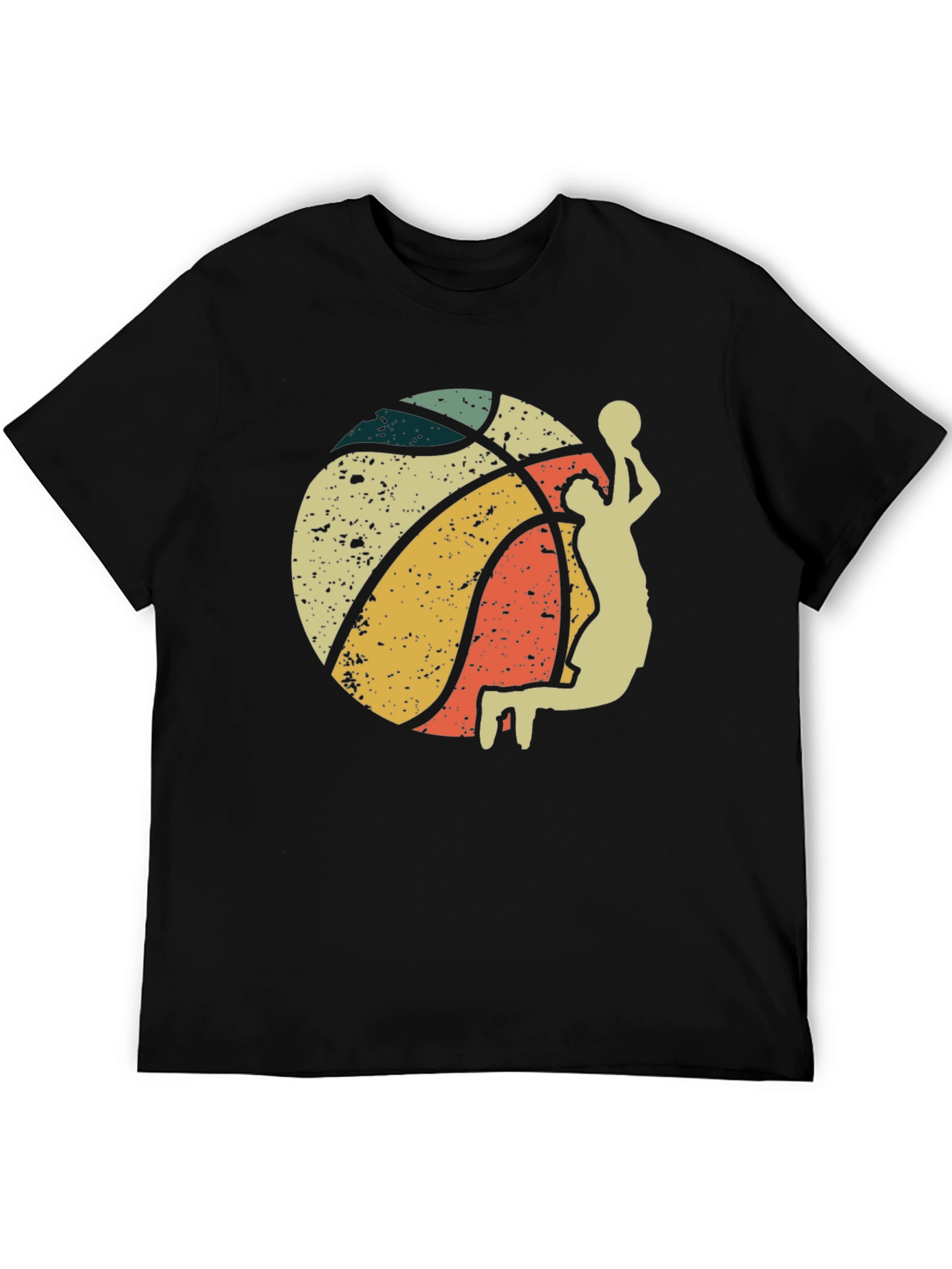 Retro Basketball Player Graphic T-Shirt