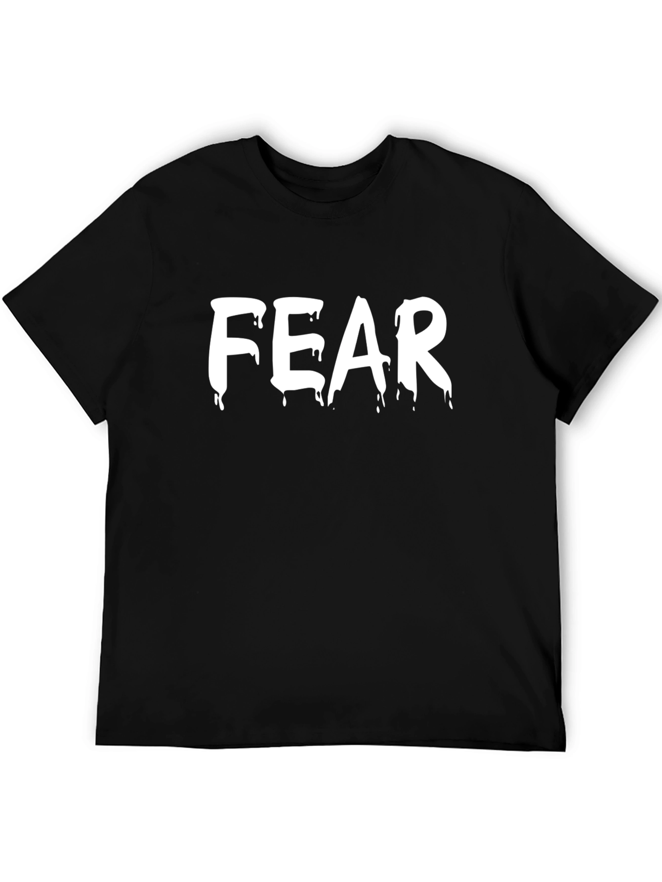 Fear Drip Graphic Tee - Mens Black T-Shirt