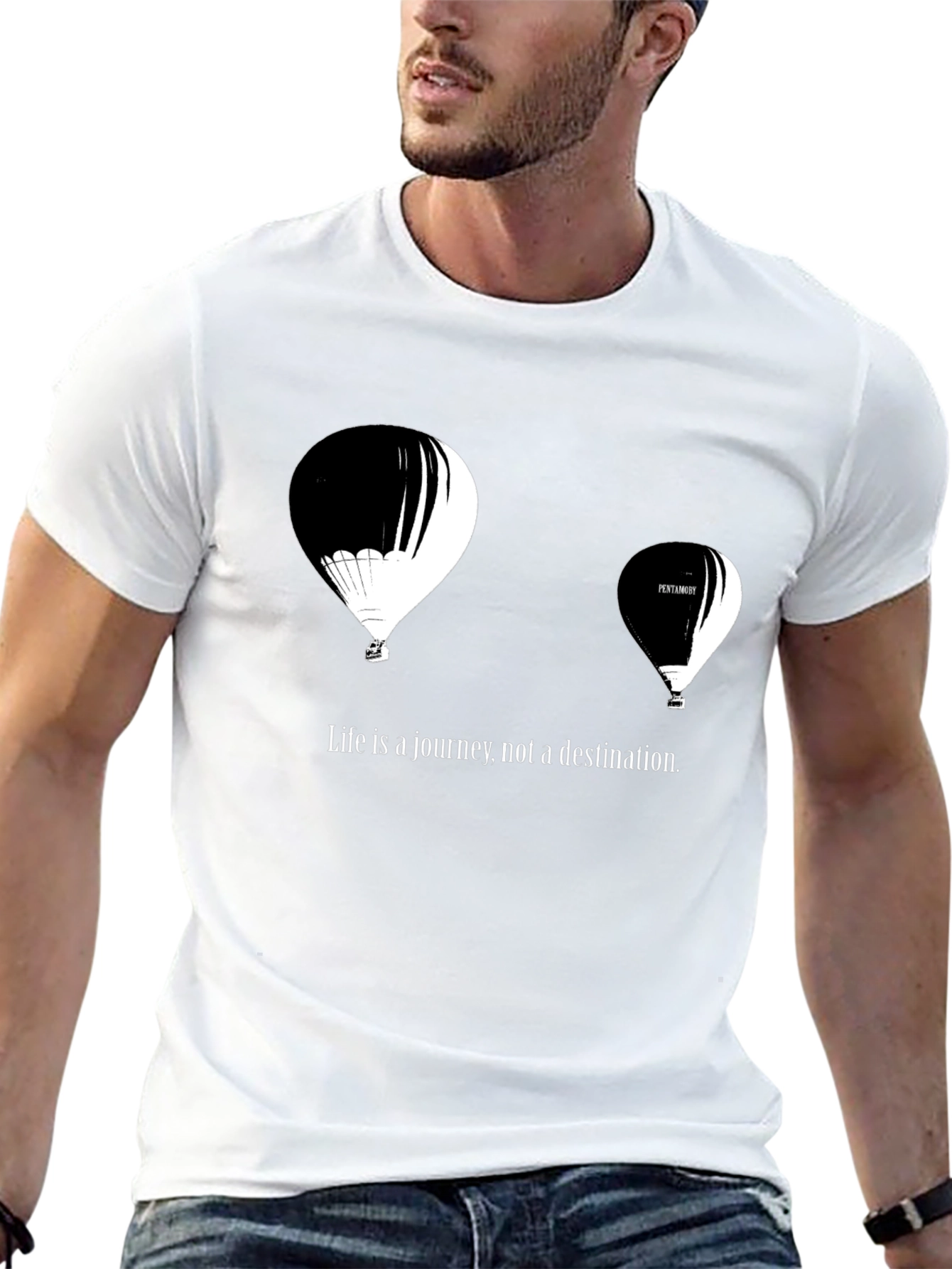 Journey Balloon Graphic T-Shirt - Lifes Adventure