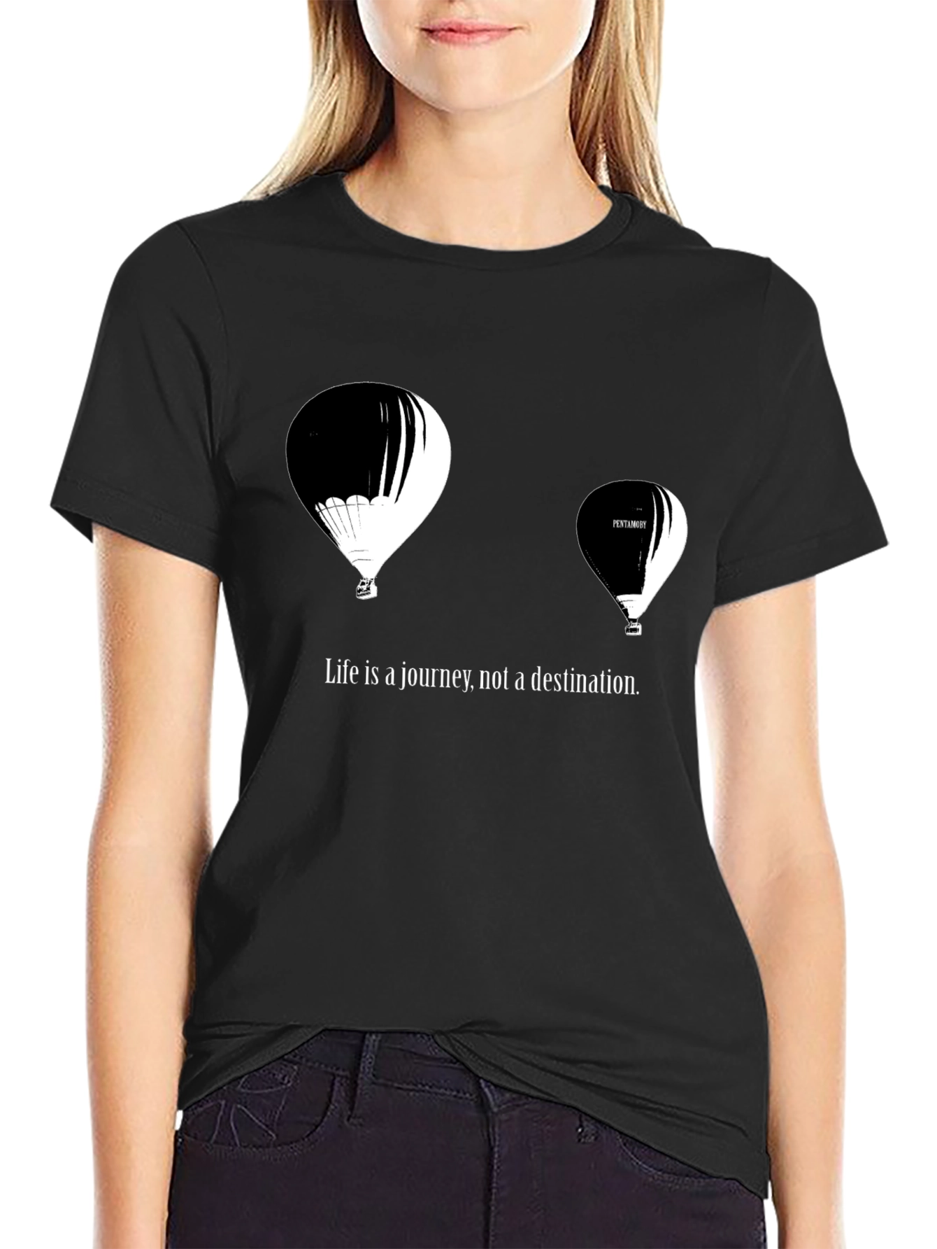 Journey Balloon Graphic T-Shirt - Lifes Adventure
