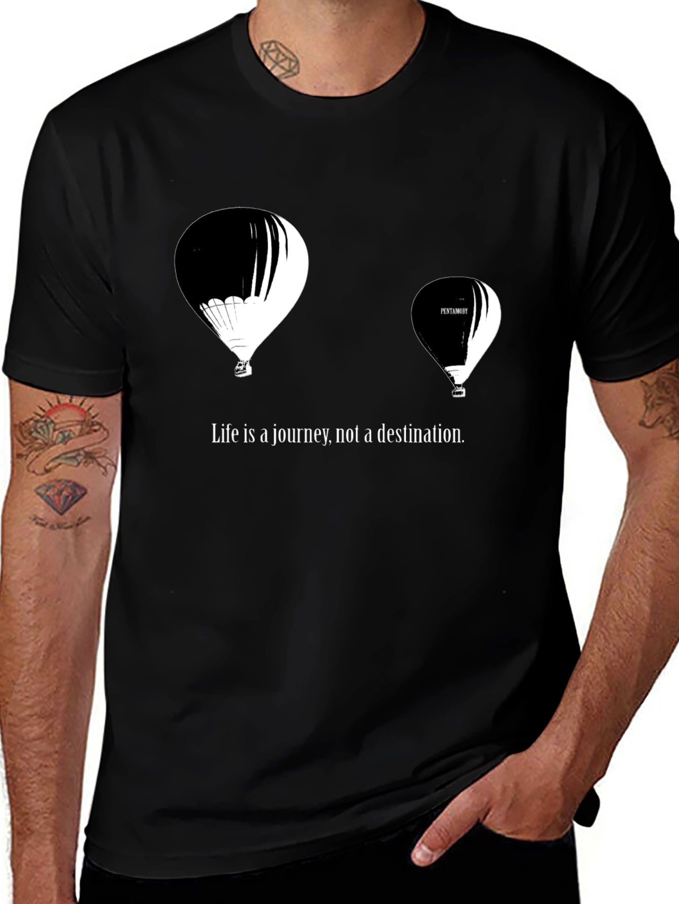 Journey Balloon Graphic T-Shirt - Lifes Adventure