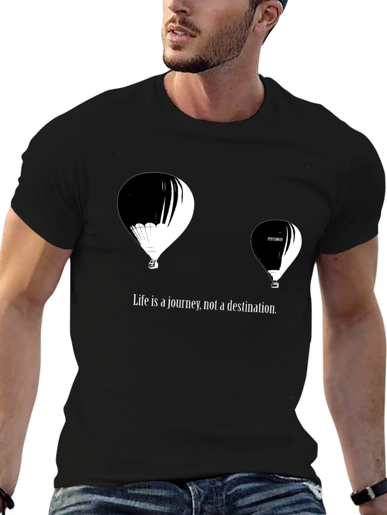 Journey Balloon Graphic T-Shirt - Lifes Adventure