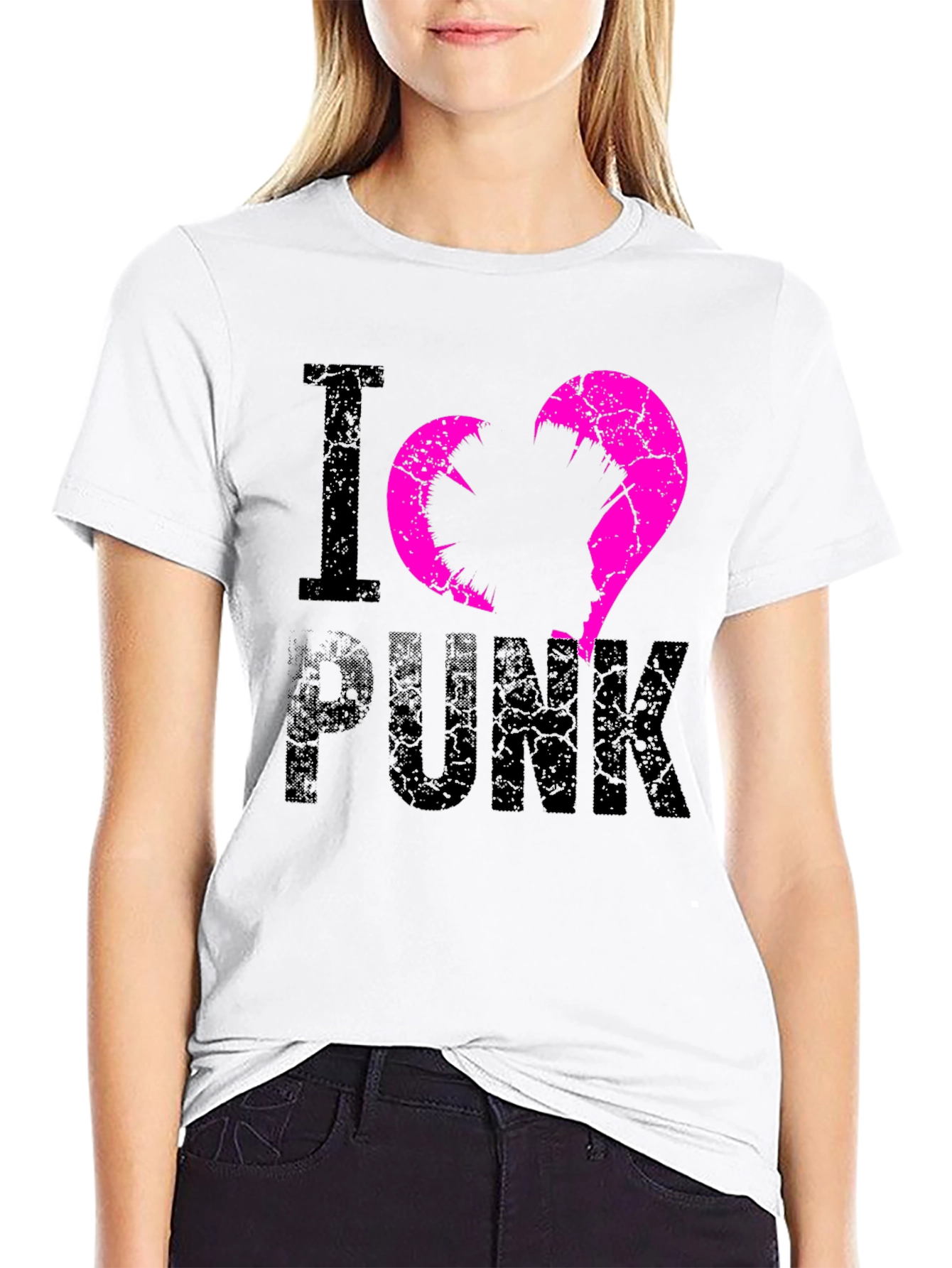 I Love Punk Graphic Tee - Edgy Streetwear