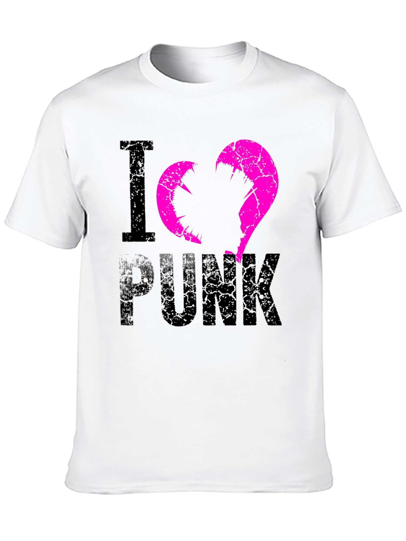 I Love Punk Graphic Tee - Edgy Streetwear