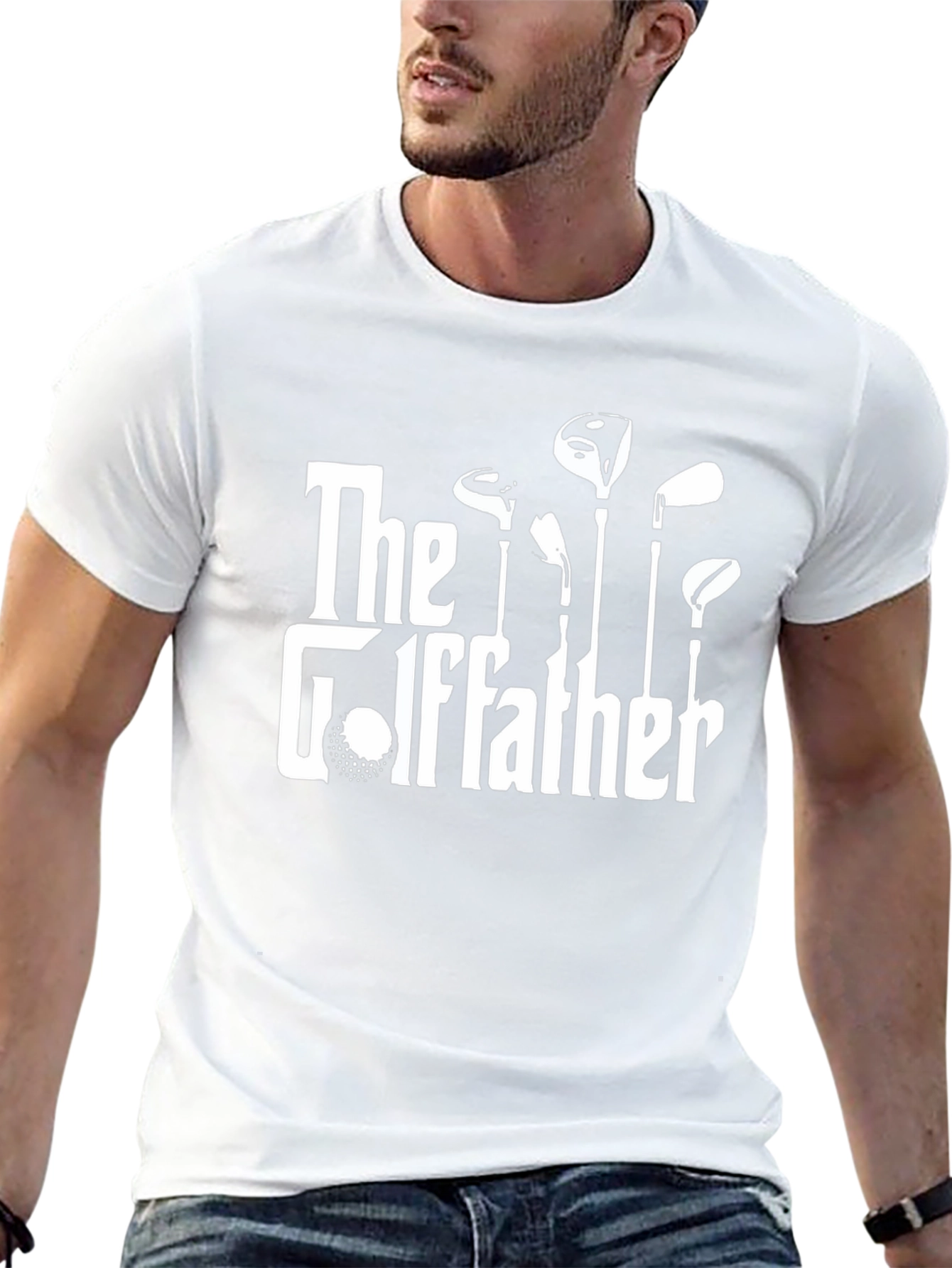 The Golffather Graphic Tee - Funny Golf Lover Gift