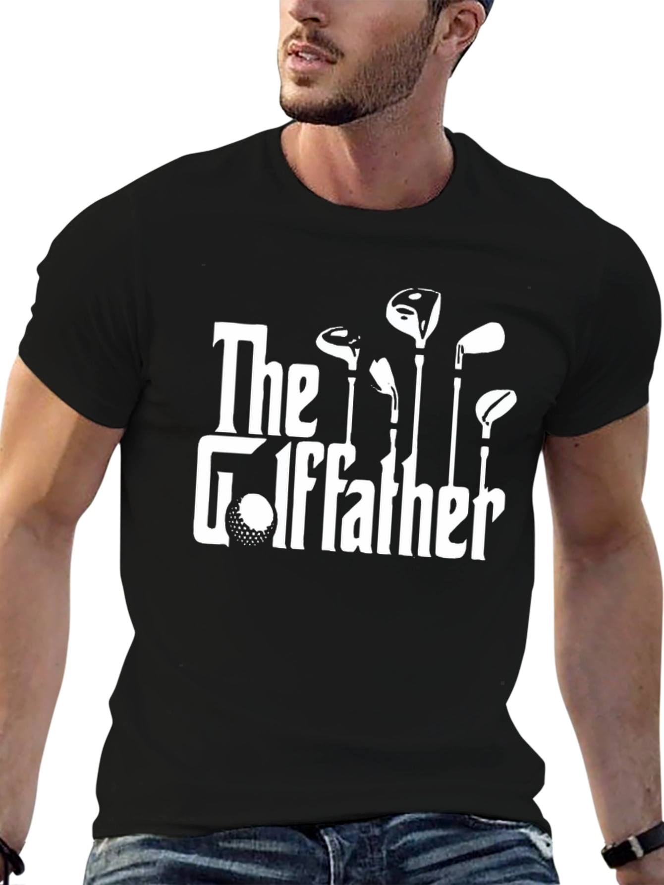 The Golffather Graphic Tee - Funny Golf Lover Gift