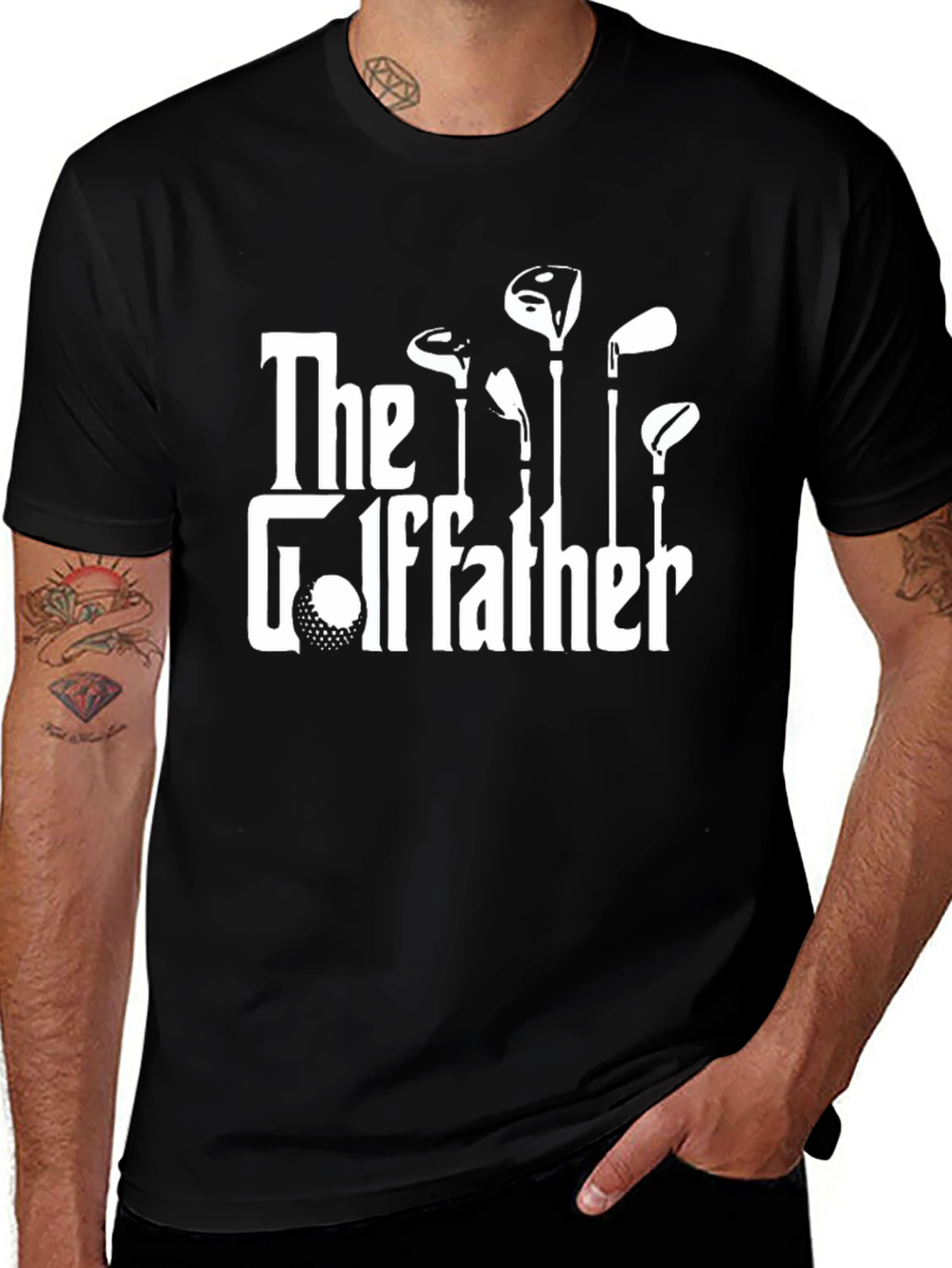 The Golffather Graphic Tee - Funny Golf Lover Gift