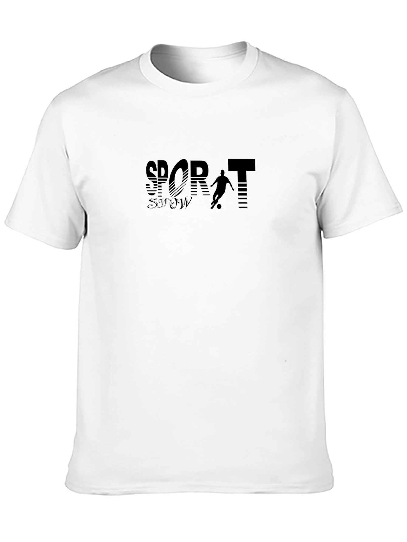 Black Sports T-Shirt: Show Your Style