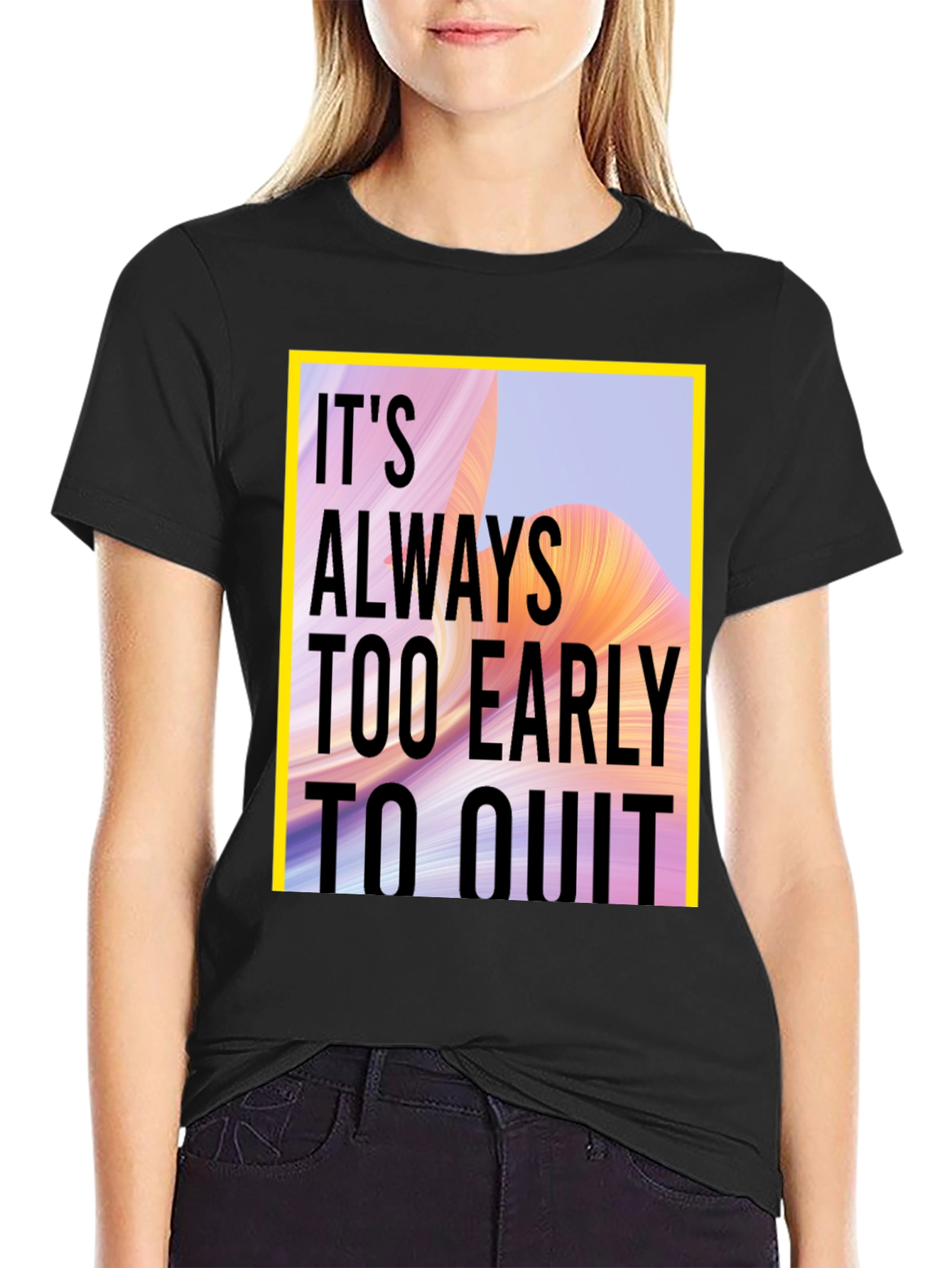 Inspirational Quote Graphic T-Shirt