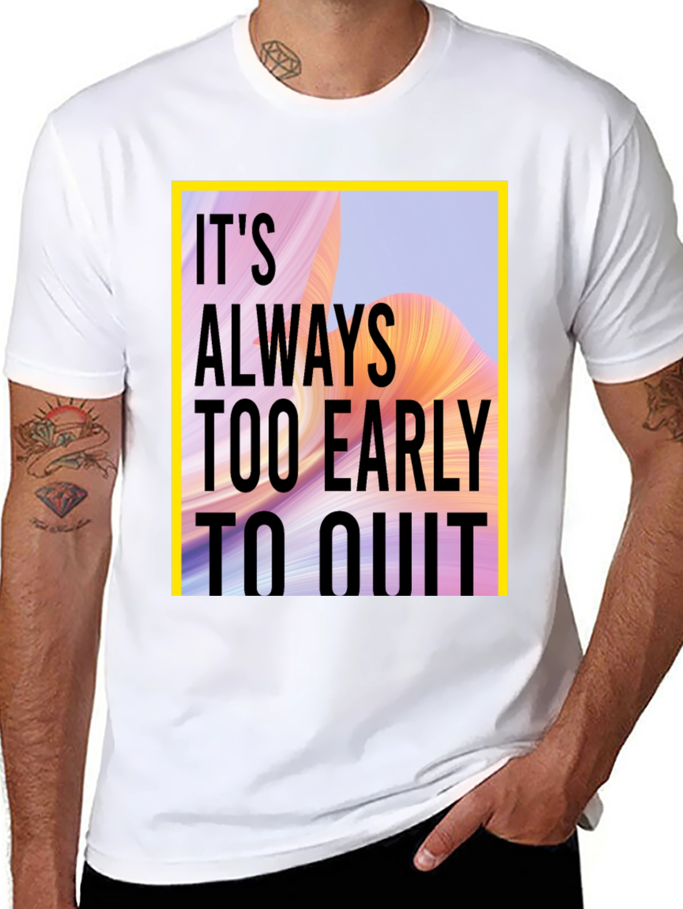 Inspirational Quote Graphic T-Shirt