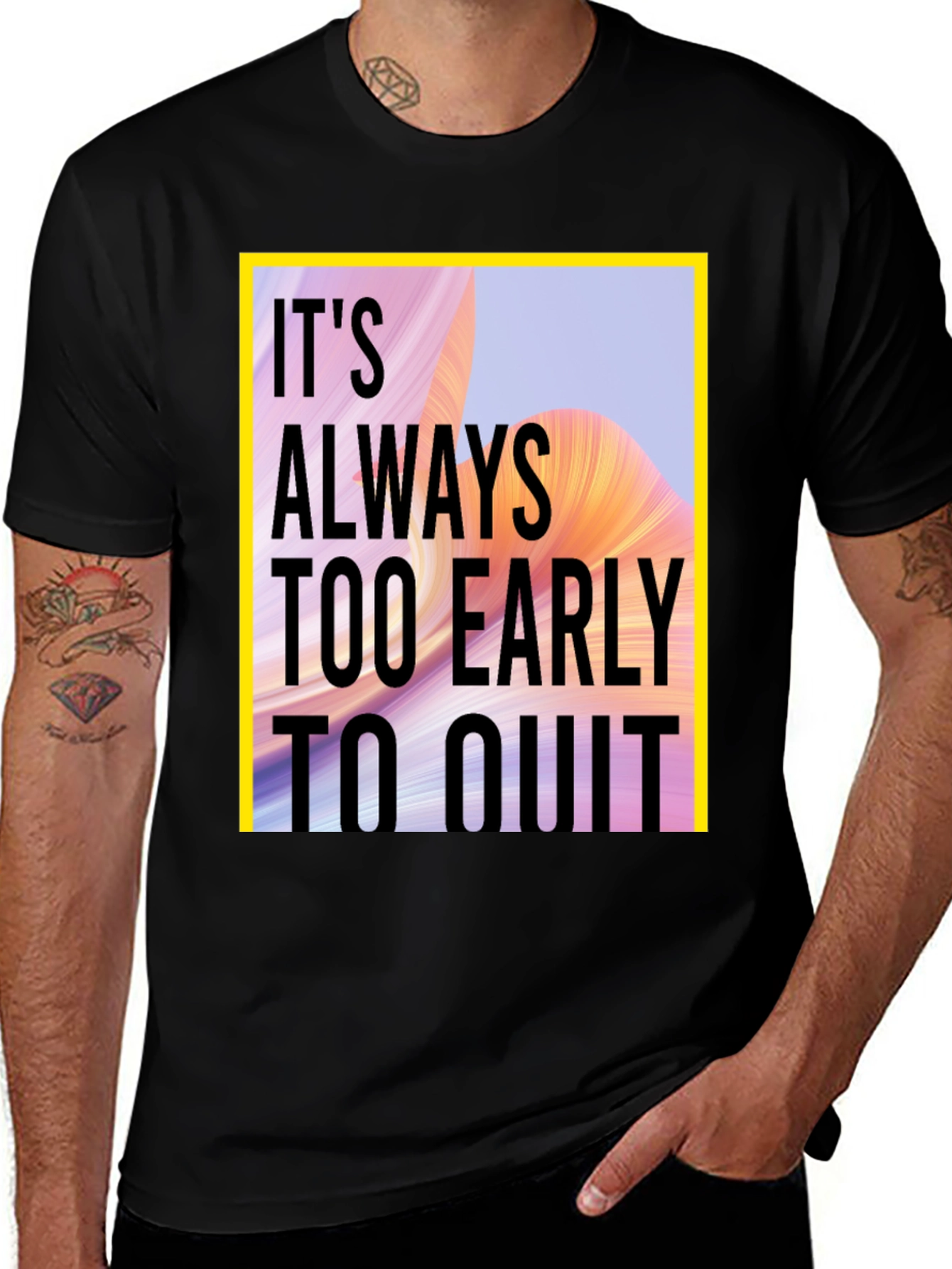 Inspirational Quote Graphic T-Shirt