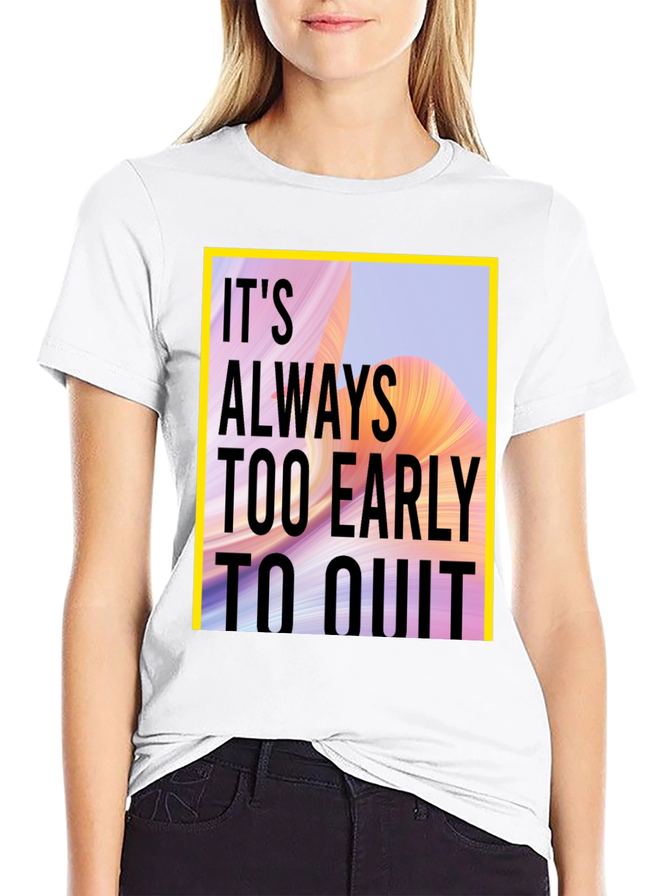 Inspirational Quote Graphic T-Shirt