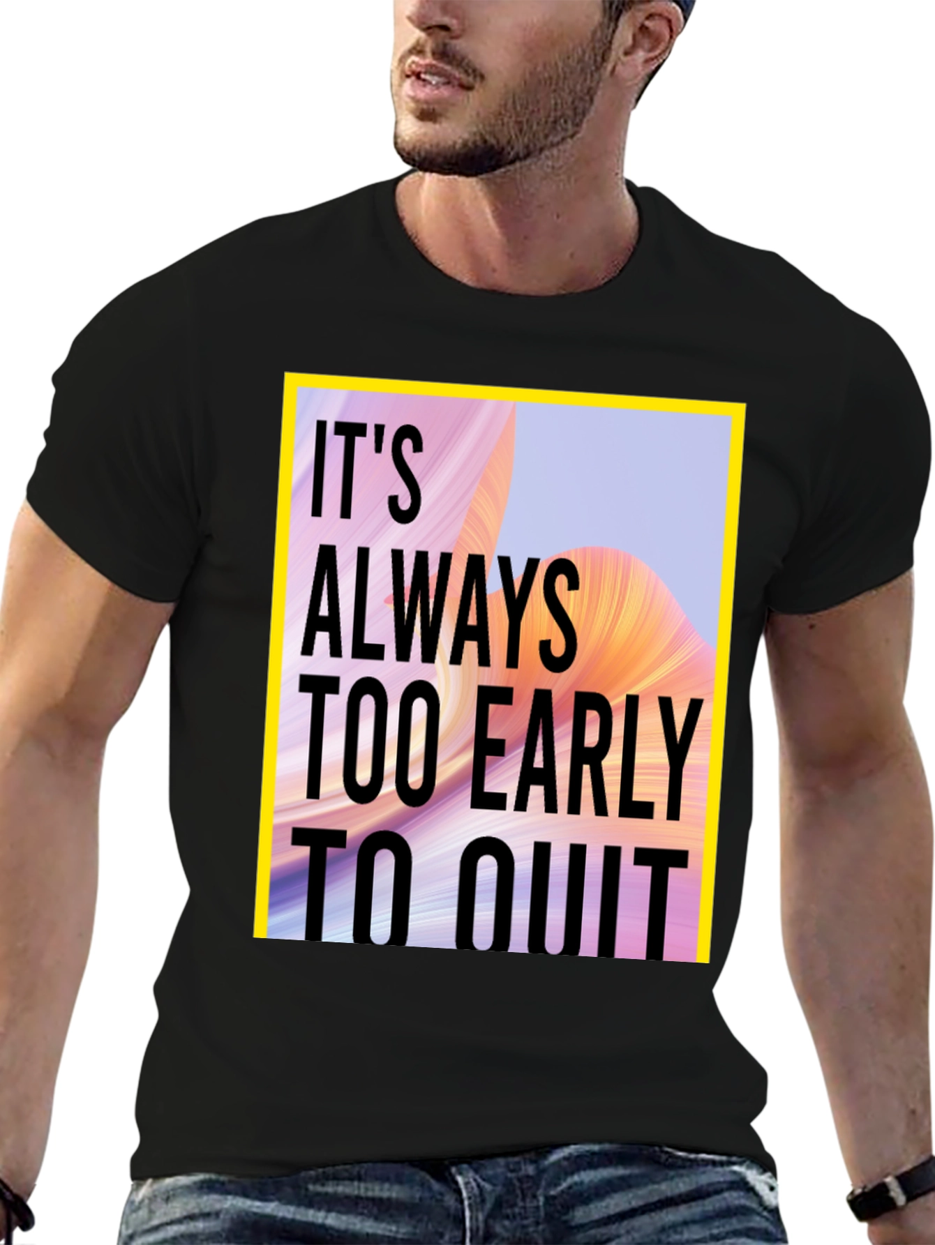Inspirational Quote Graphic T-Shirt