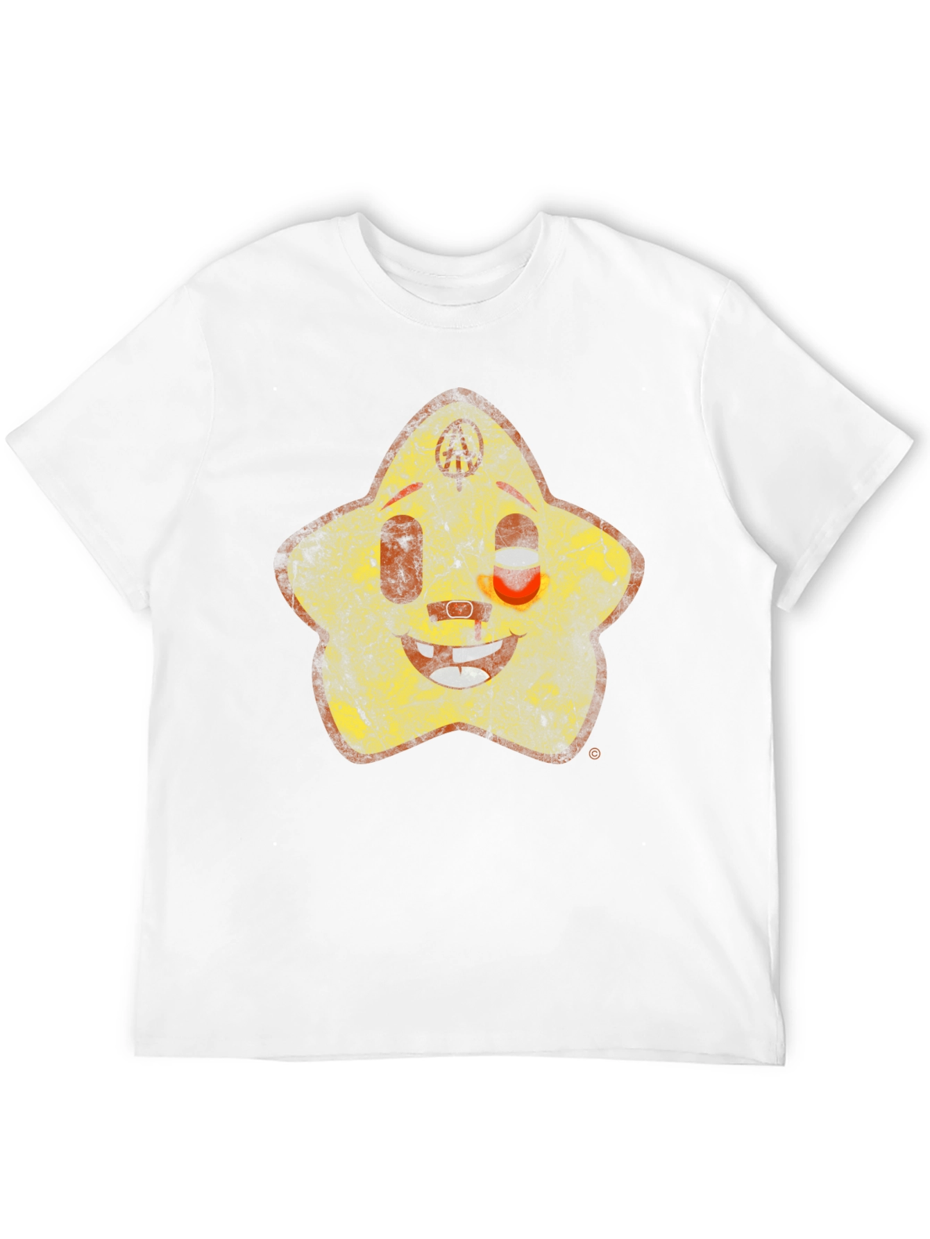 Retro Star Character Black T-Shirt