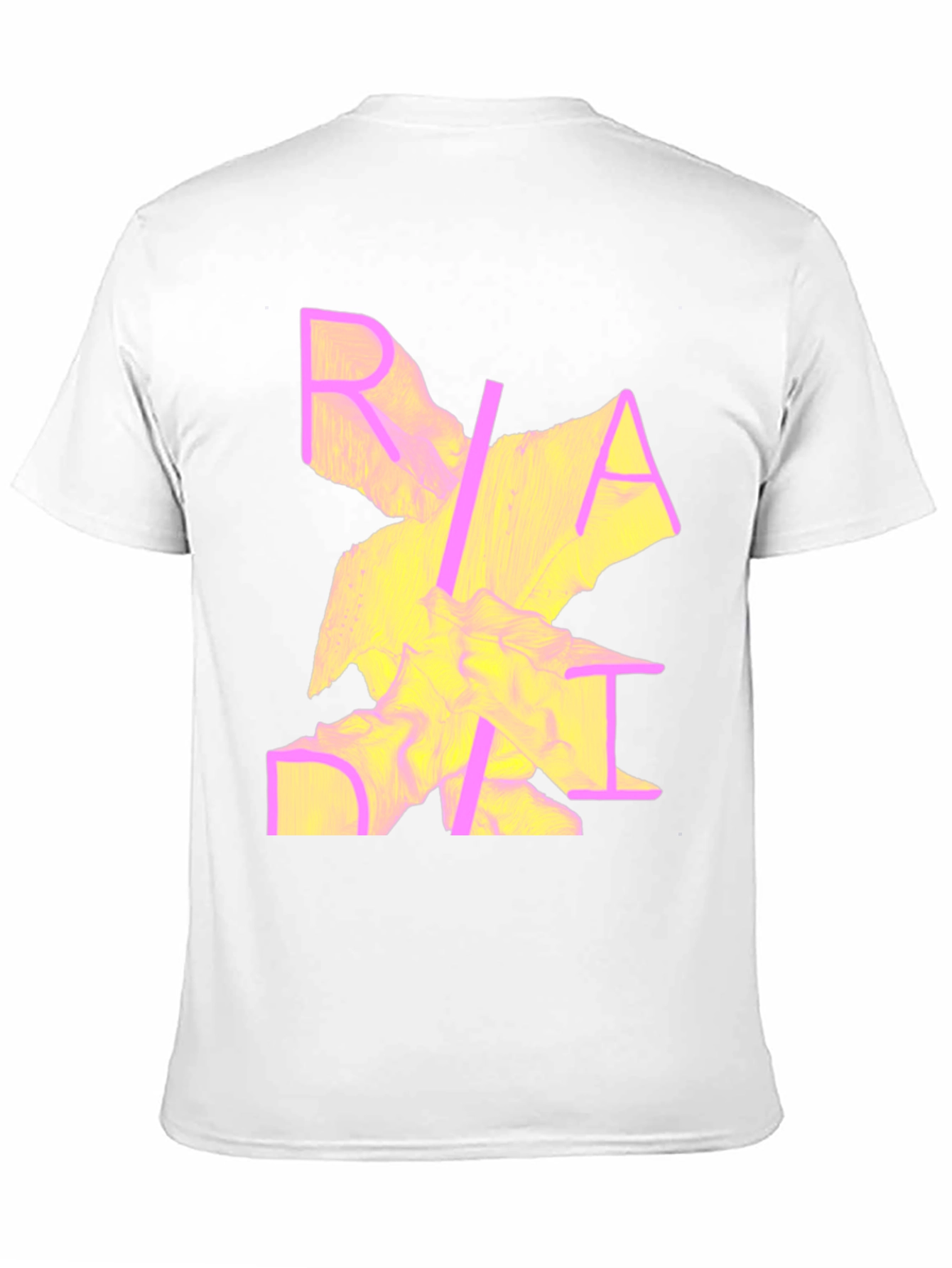 Abstract Graphic Print Crew Neck Tee