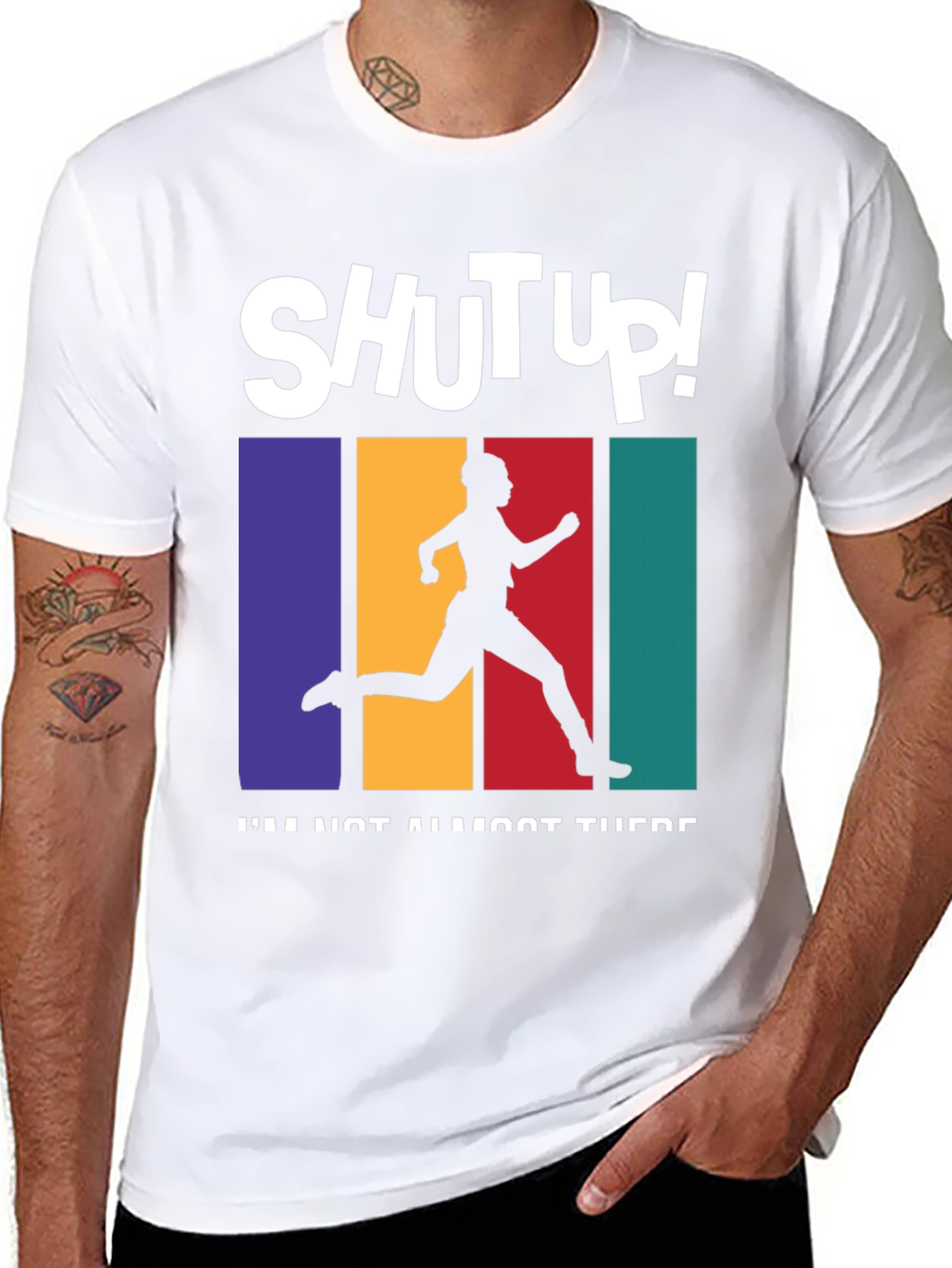 Shut Up! Running T-Shirt - Unisex Graphic Tee