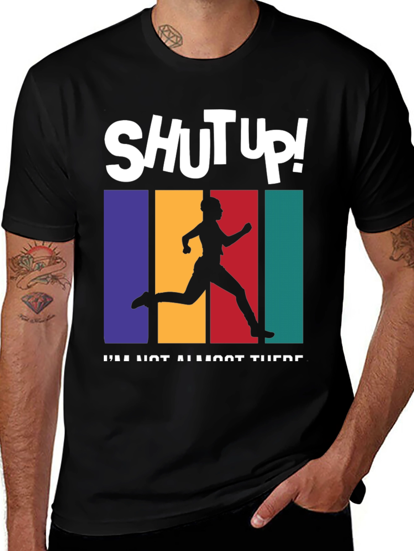Shut Up! Running T-Shirt - Unisex Graphic Tee