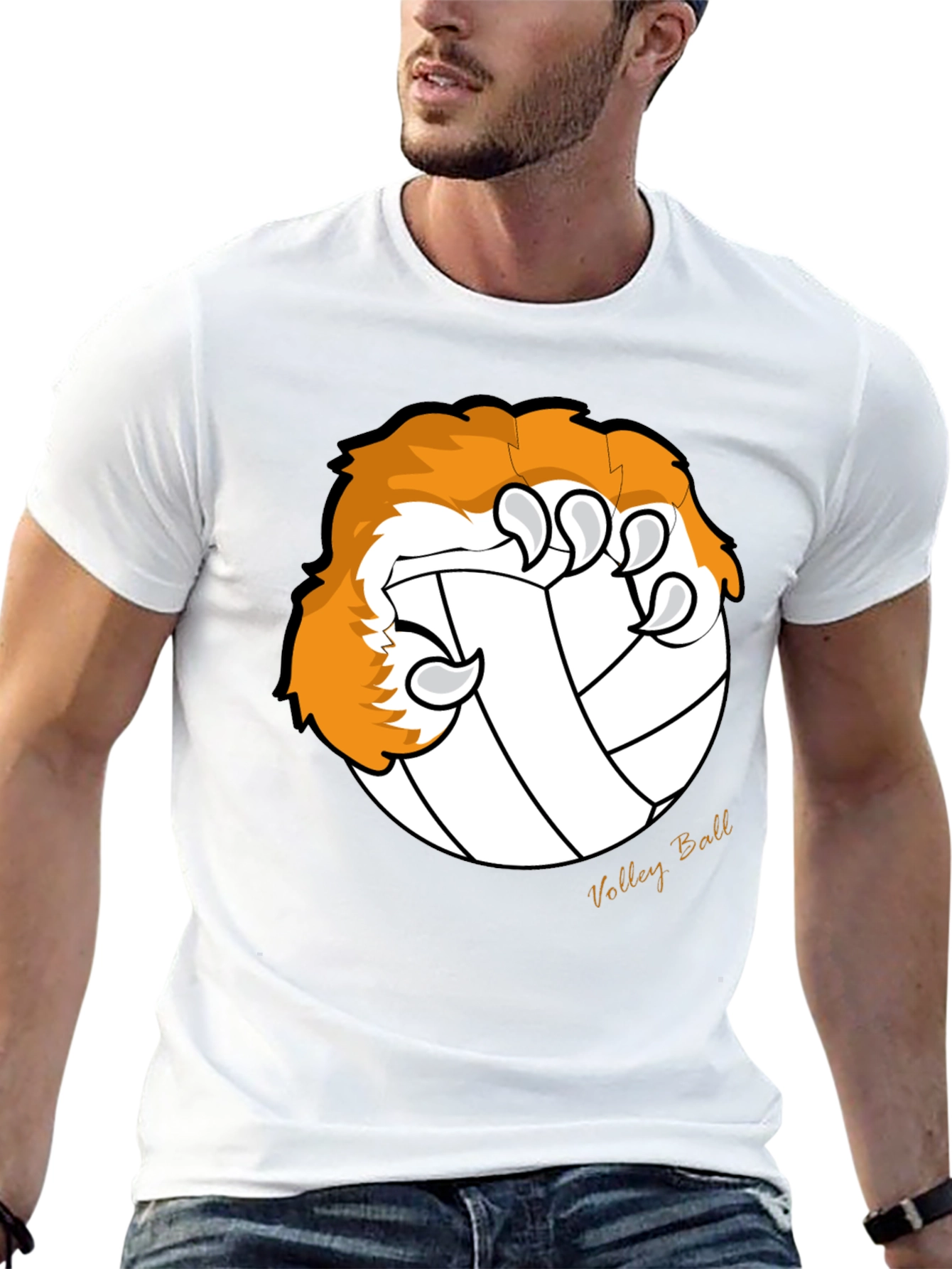 Volleyball Claw T-Shirt - Graphic Tee