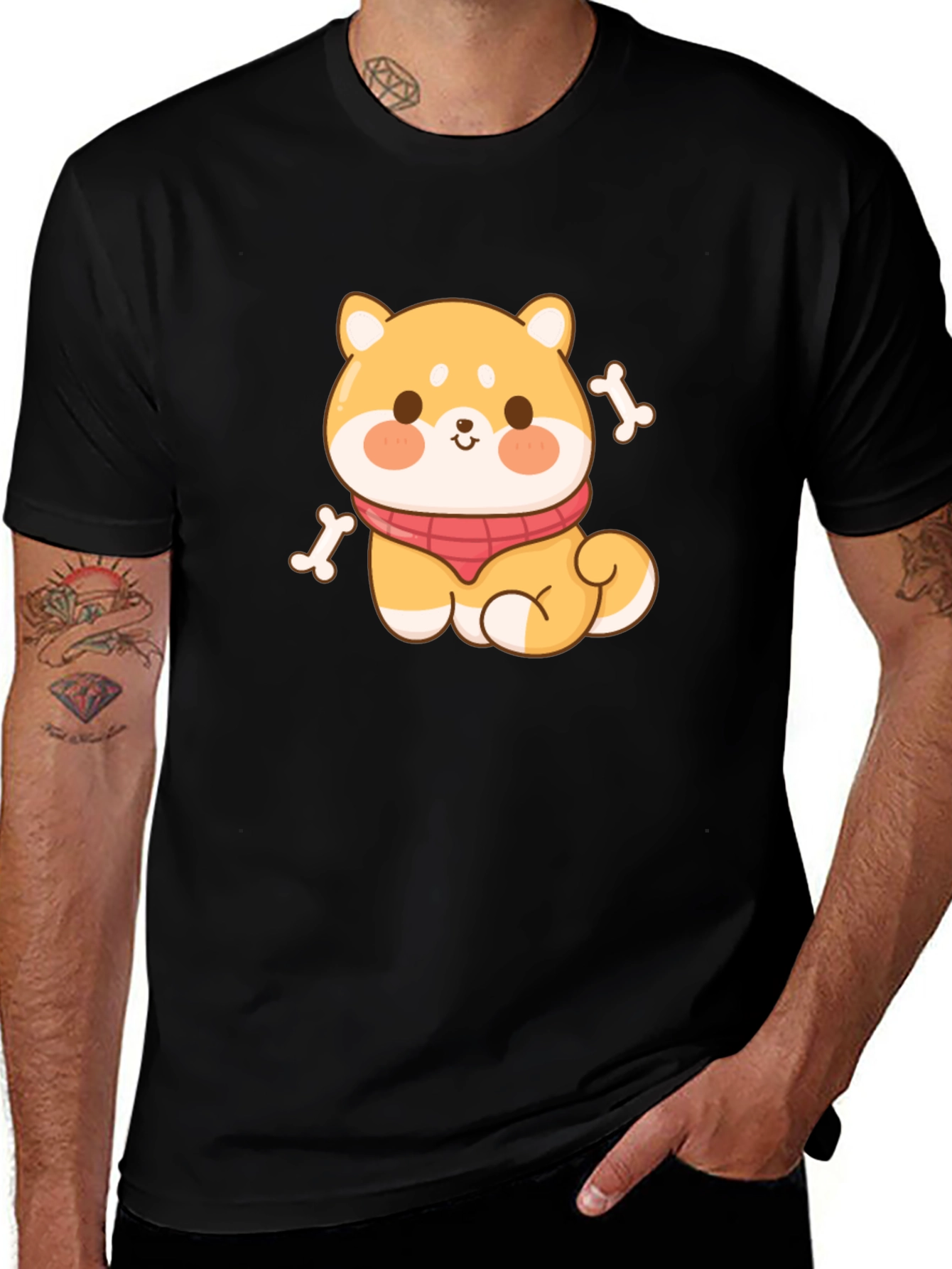 Cute Shiba Inu T-Shirt - Kawaii Dog Design