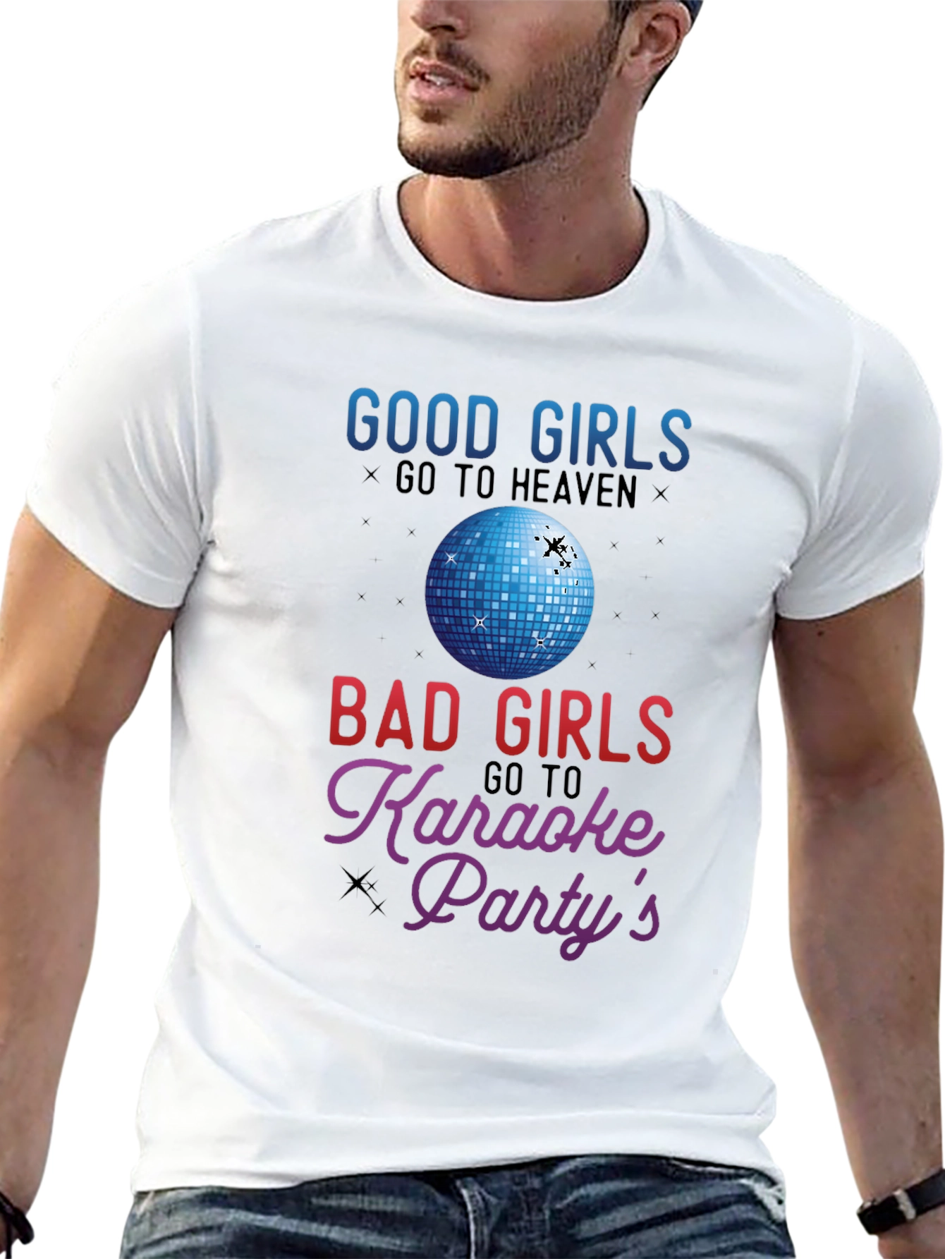 Good Girls Heaven Bad Girls Karaoke T-Shirt
