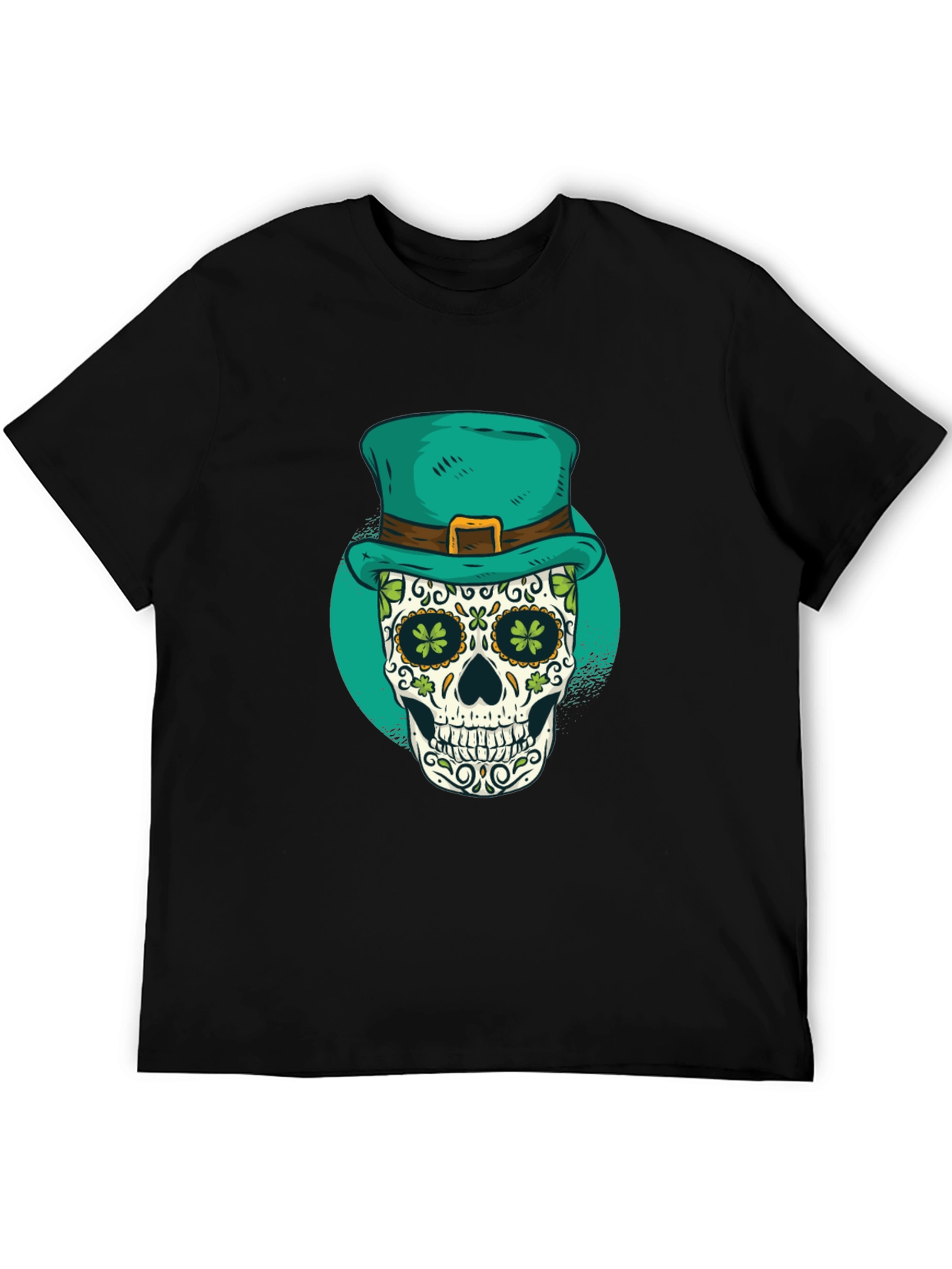 St Patricks Day Skull T-Shirt
