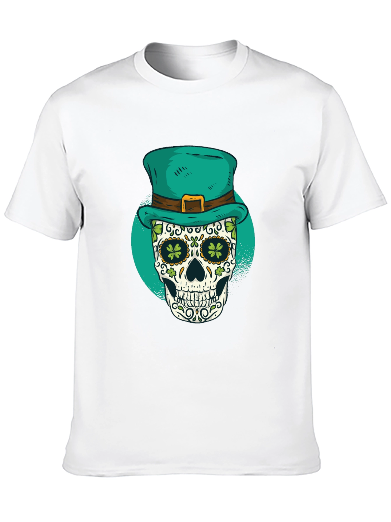 St Patricks Day Skull T-Shirt